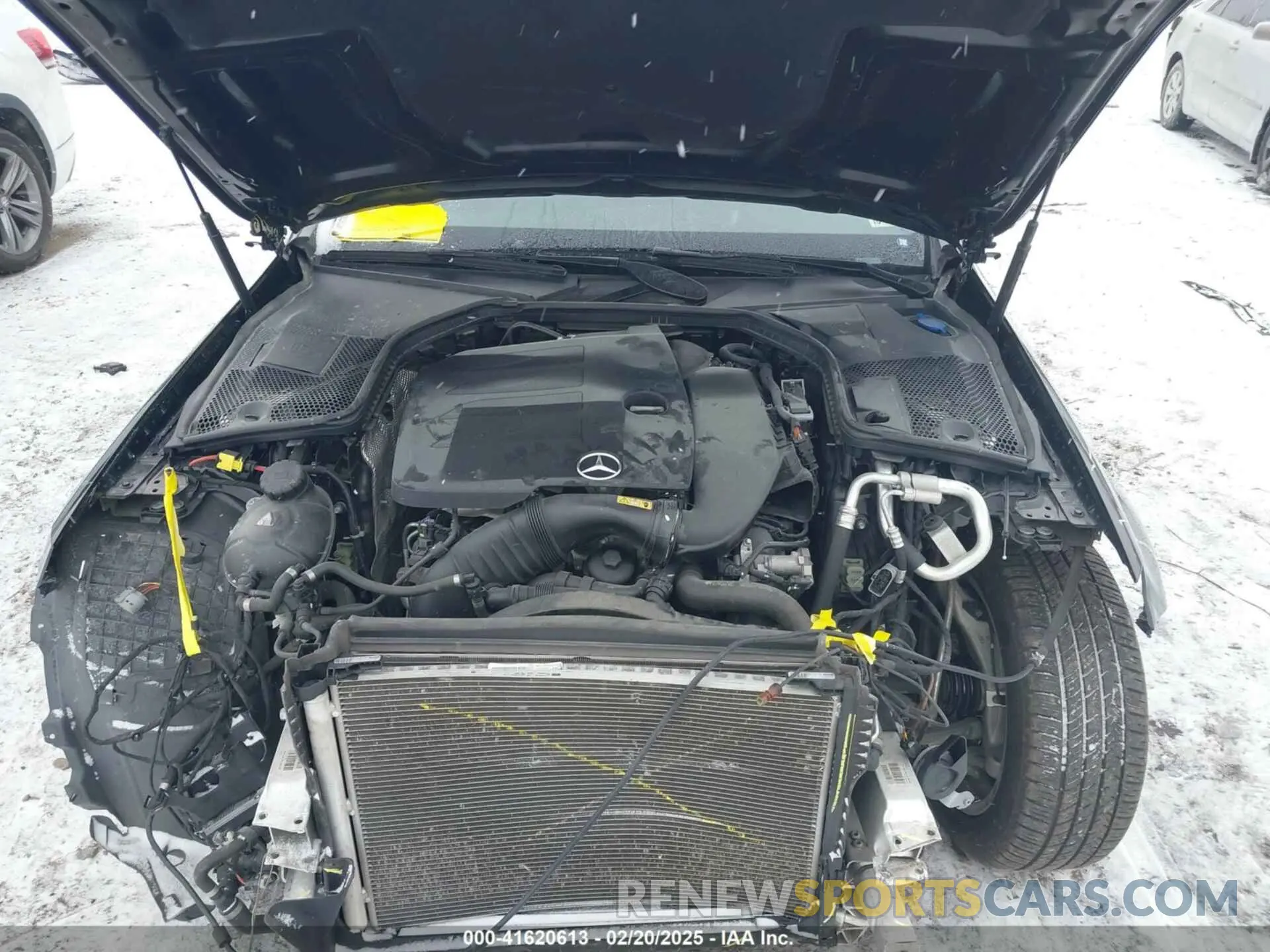 10 fotografías del automóvil dañado WDDWF8EB0LR560804 MERCEDES-BENZ C 300 2020