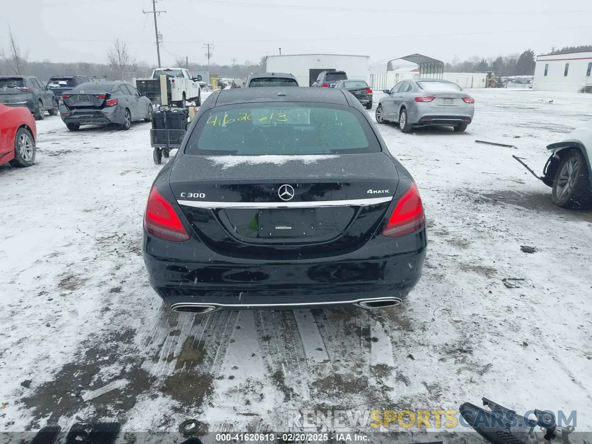 17 fotografías del automóvil dañado WDDWF8EB0LR560804 MERCEDES-BENZ C 300 2020