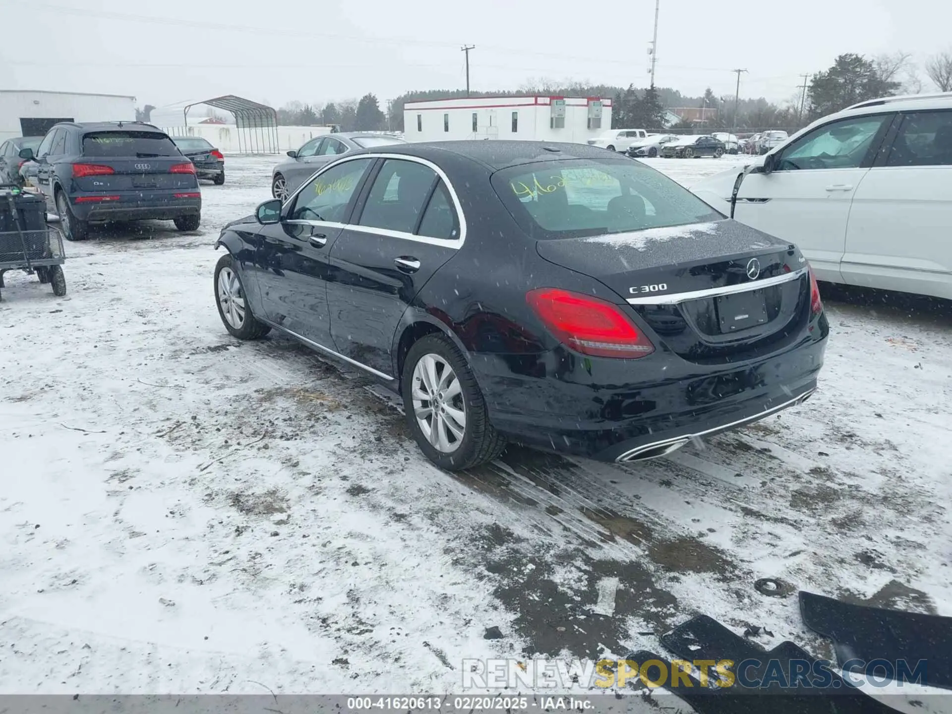 3 fotografías del automóvil dañado WDDWF8EB0LR560804 MERCEDES-BENZ C 300 2020