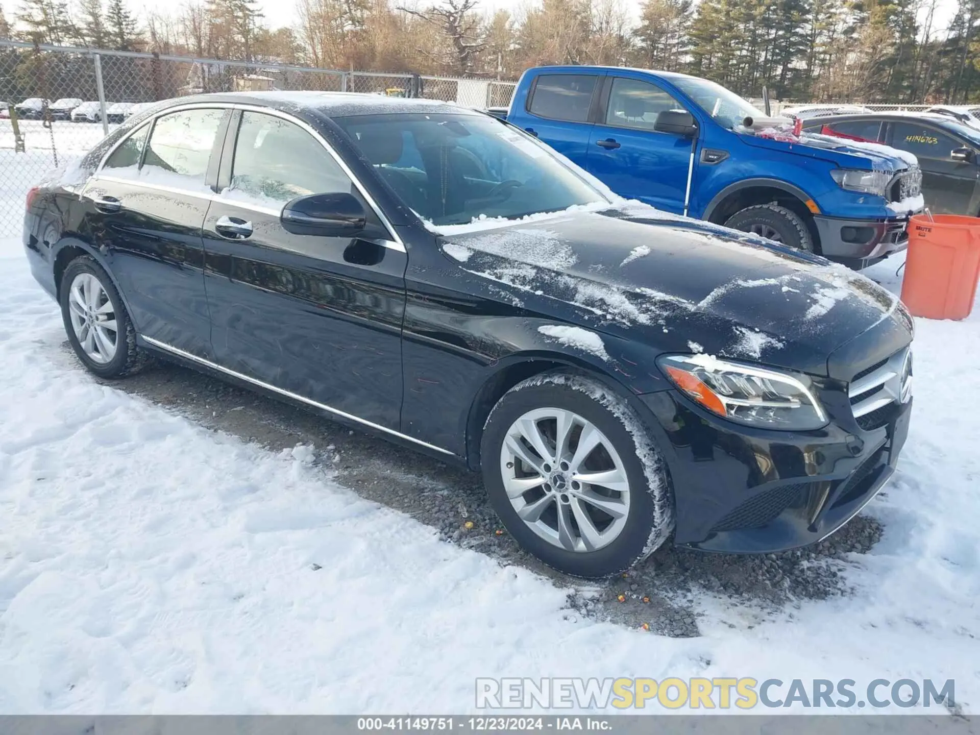 1 fotografías del automóvil dañado WDDWF8EB2LR559525 MERCEDES-BENZ C 300 2020