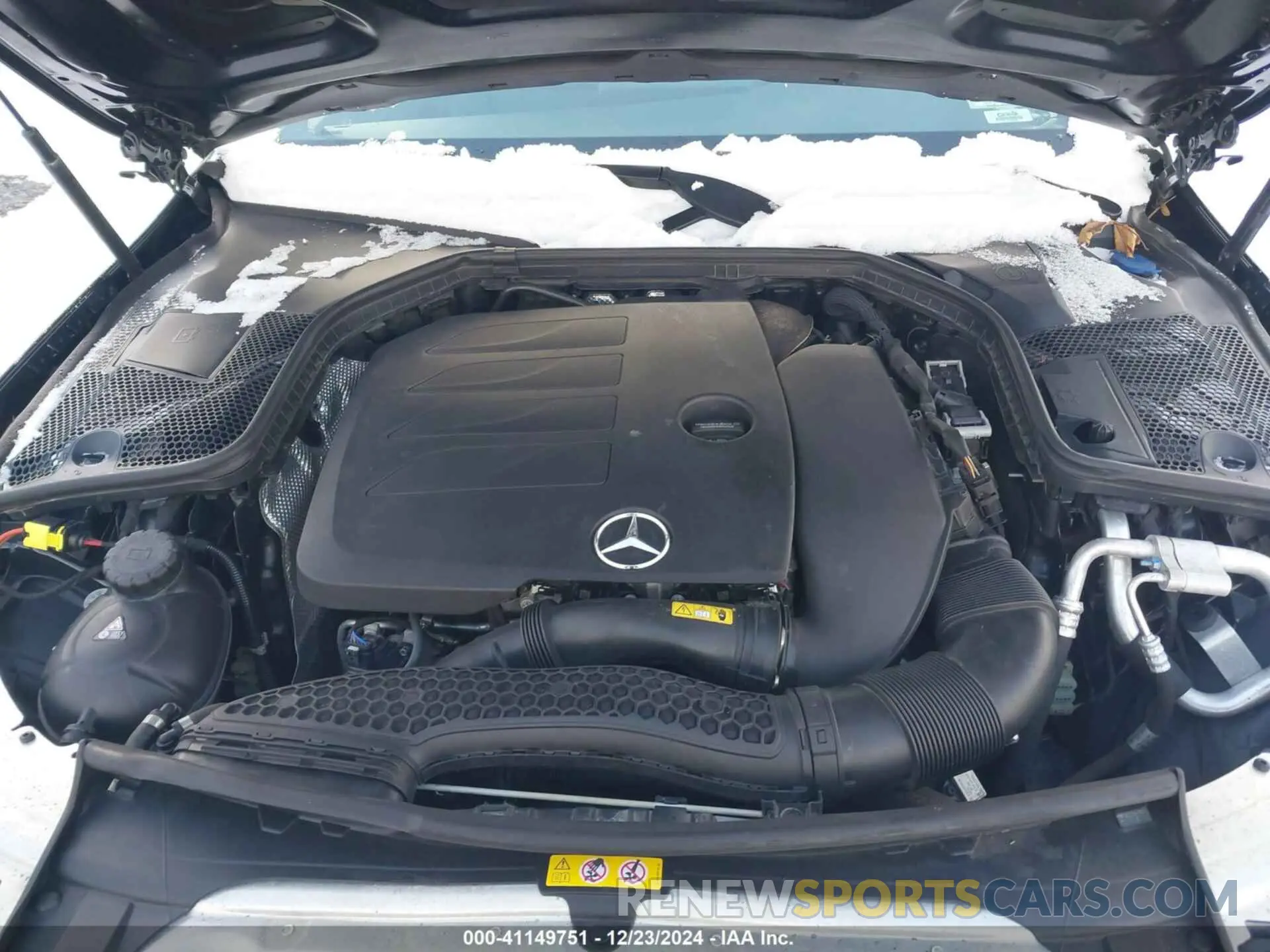 10 fotografías del automóvil dañado WDDWF8EB2LR559525 MERCEDES-BENZ C 300 2020