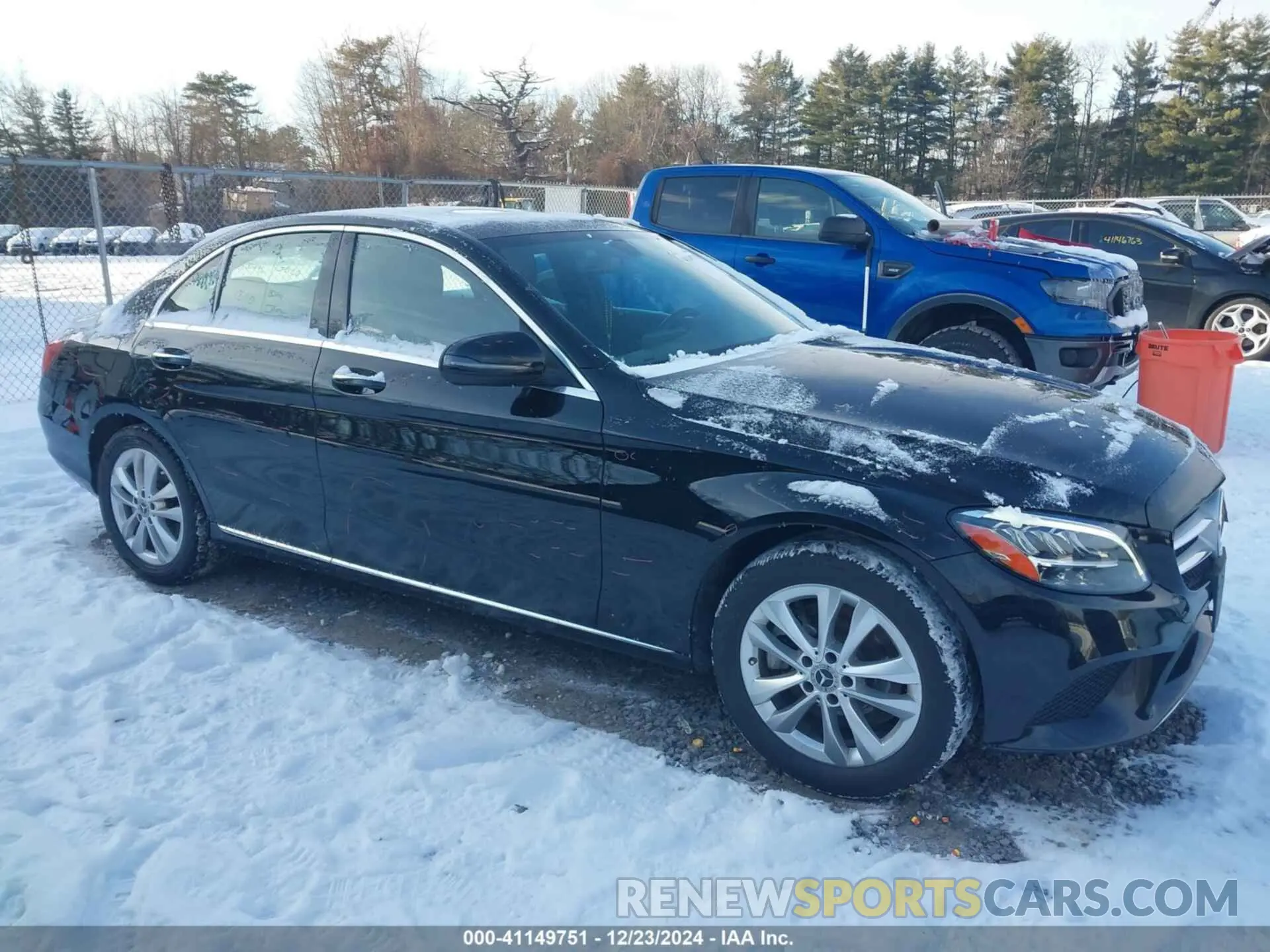 13 fotografías del automóvil dañado WDDWF8EB2LR559525 MERCEDES-BENZ C 300 2020