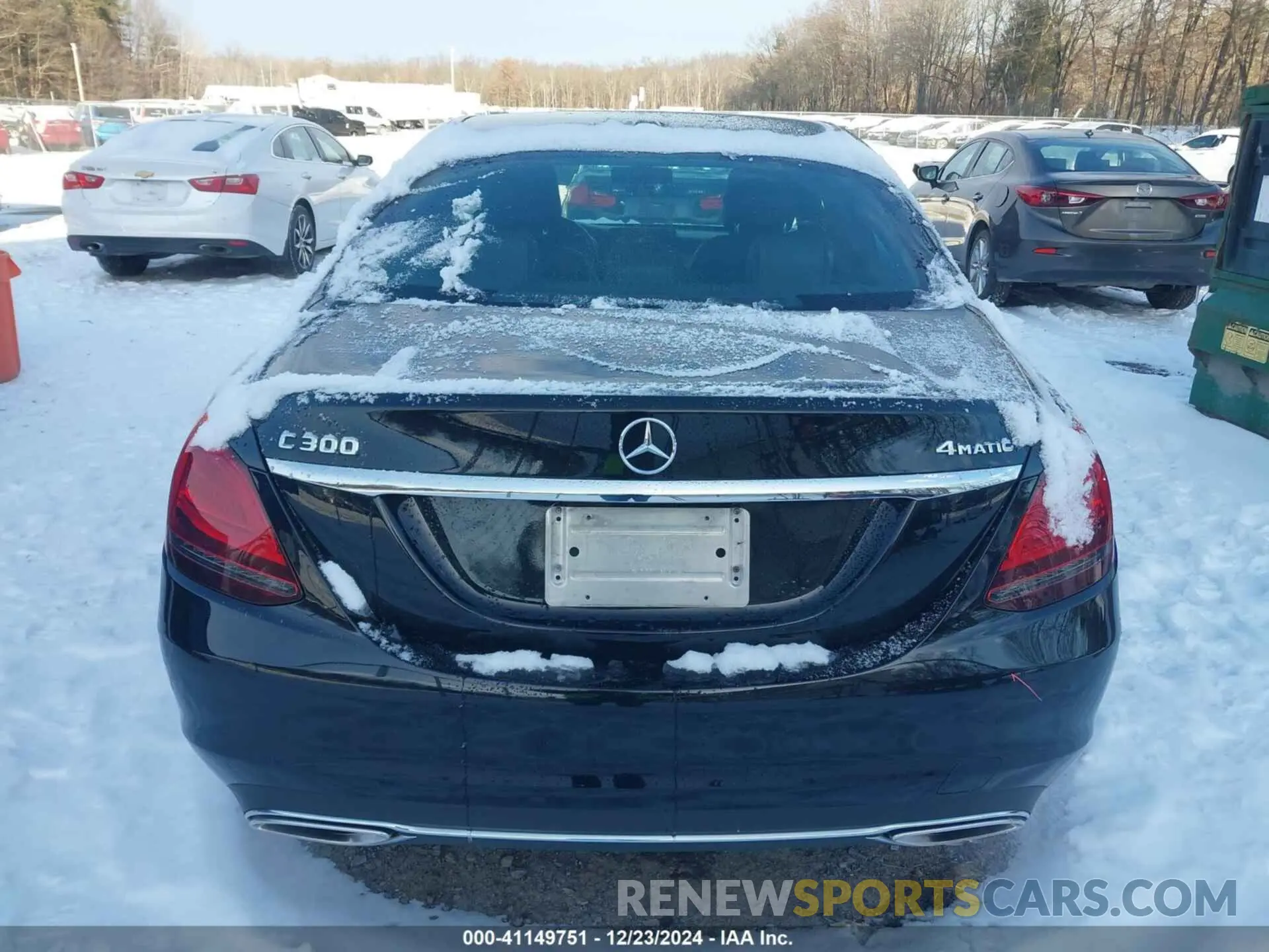 16 fotografías del automóvil dañado WDDWF8EB2LR559525 MERCEDES-BENZ C 300 2020