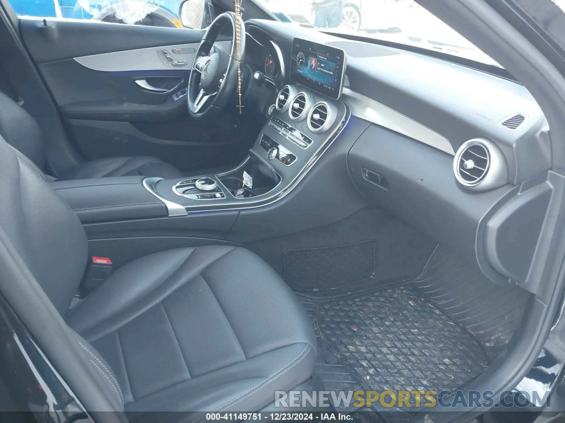 5 fotografías del automóvil dañado WDDWF8EB2LR559525 MERCEDES-BENZ C 300 2020