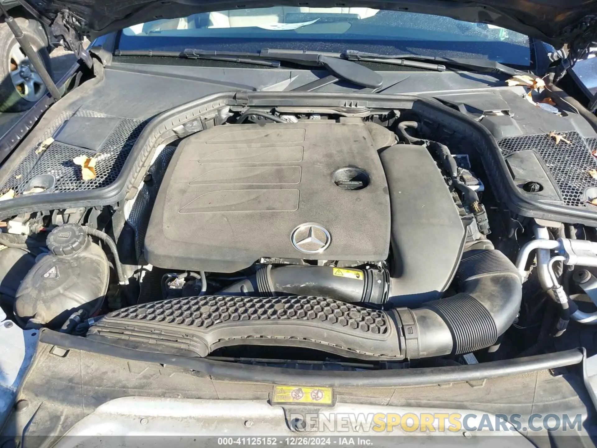 10 fotografías del automóvil dañado WDDWF8EB3LR545536 MERCEDES-BENZ C 300 2020