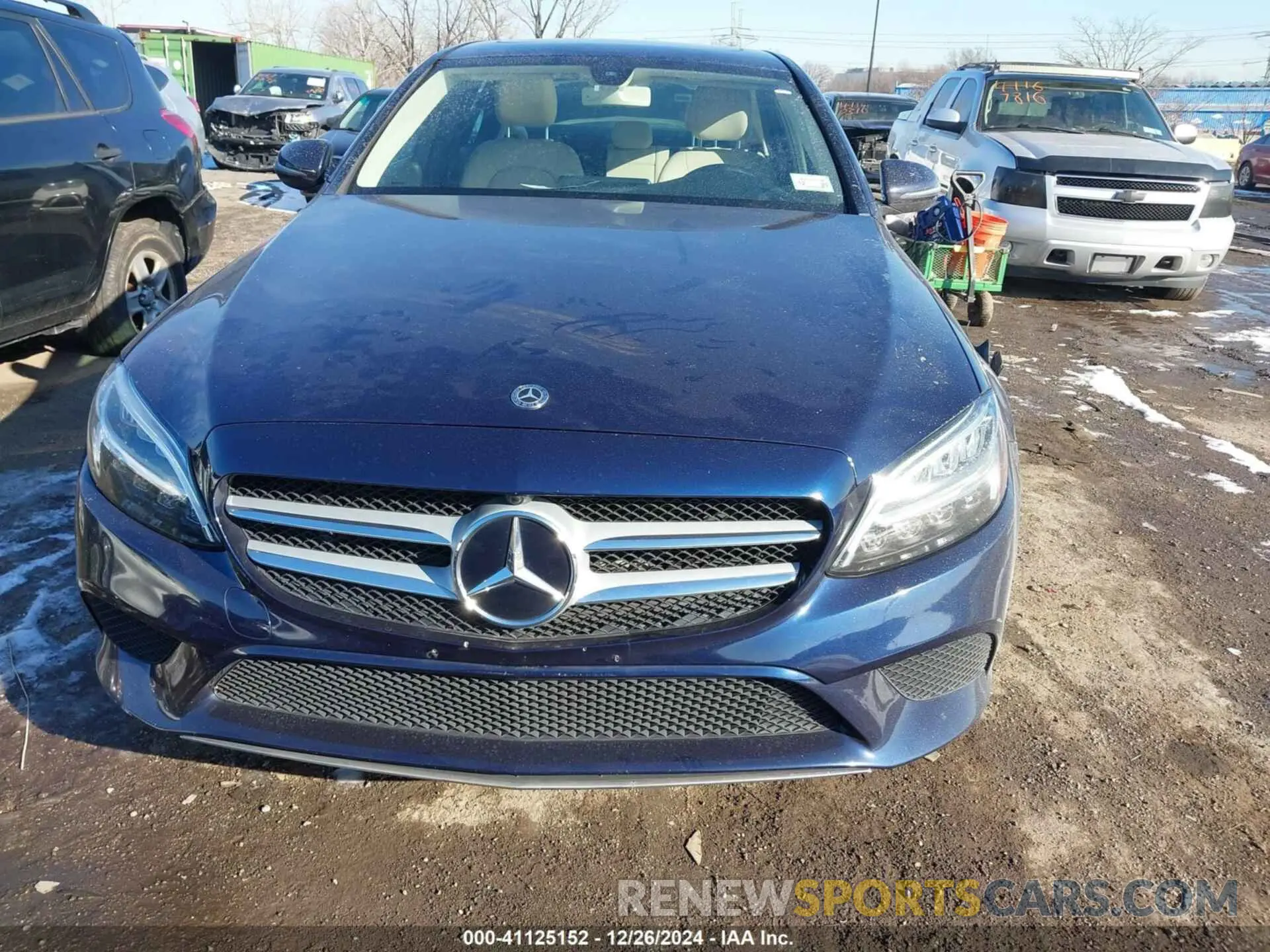 13 fotografías del automóvil dañado WDDWF8EB3LR545536 MERCEDES-BENZ C 300 2020
