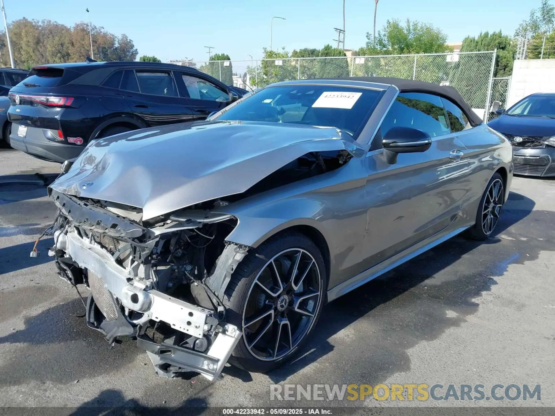2 fotografías del automóvil dañado WDDWK8DB3LF960872 MERCEDES-BENZ C 300 2020