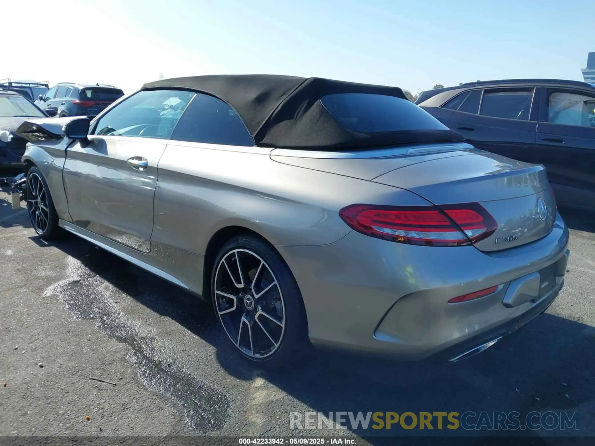 3 fotografías del automóvil dañado WDDWK8DB3LF960872 MERCEDES-BENZ C 300 2020