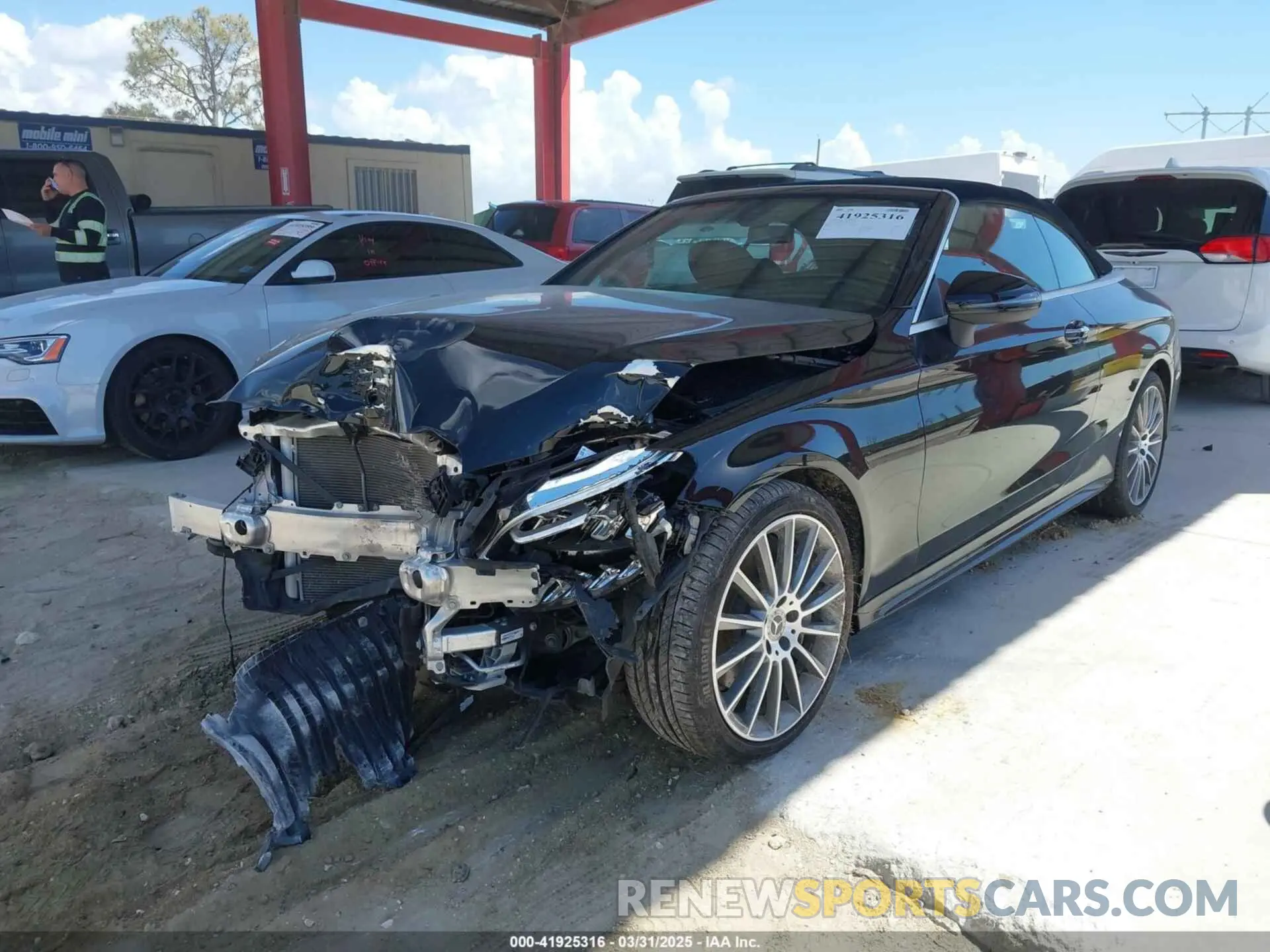 2 fotografías del automóvil dañado WDDWK8DBXLF951795 MERCEDES-BENZ C 300 2020