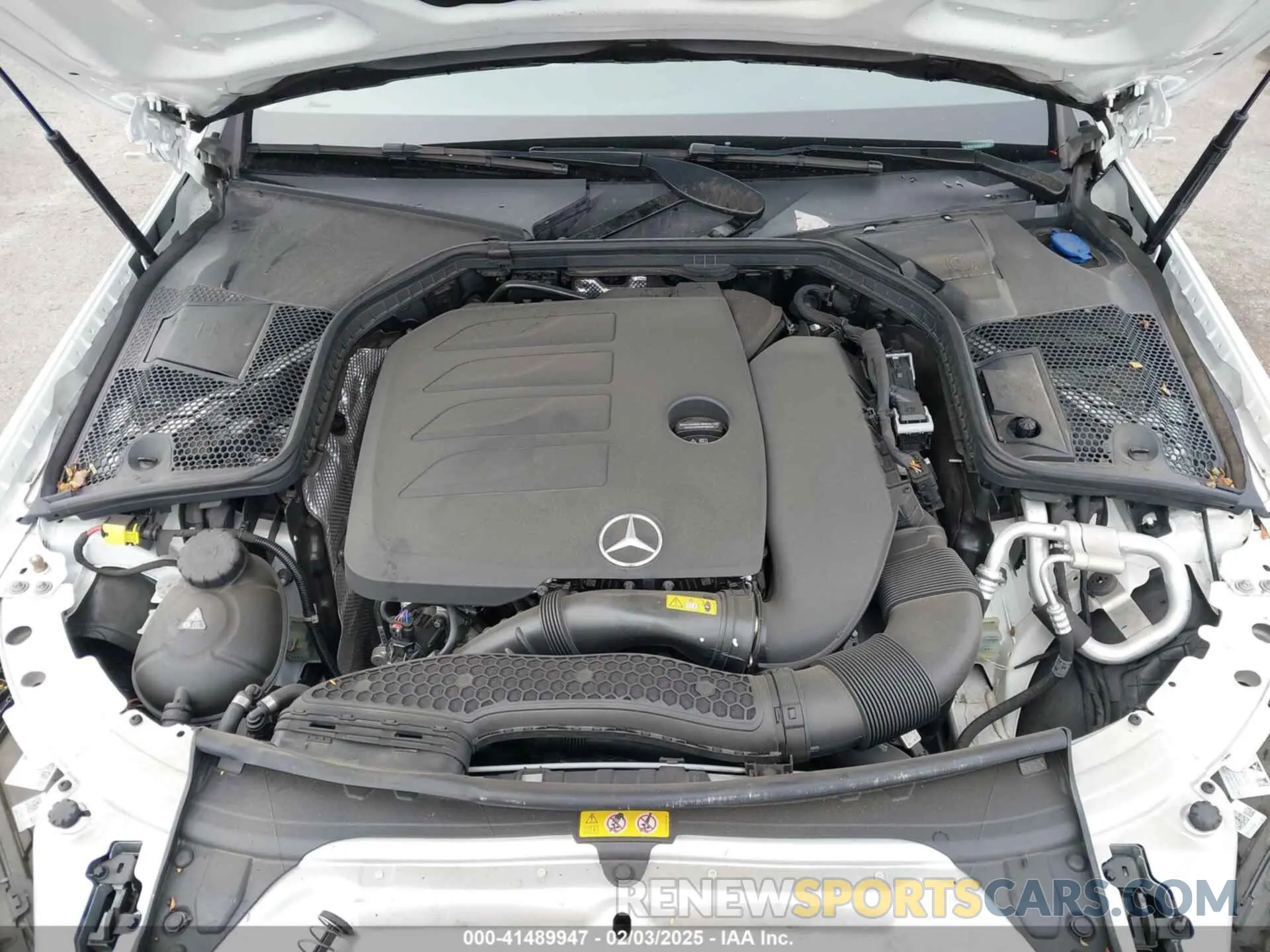 10 fotografías del automóvil dañado W1KWF8DB0MR648738 MERCEDES-BENZ C 300 2021