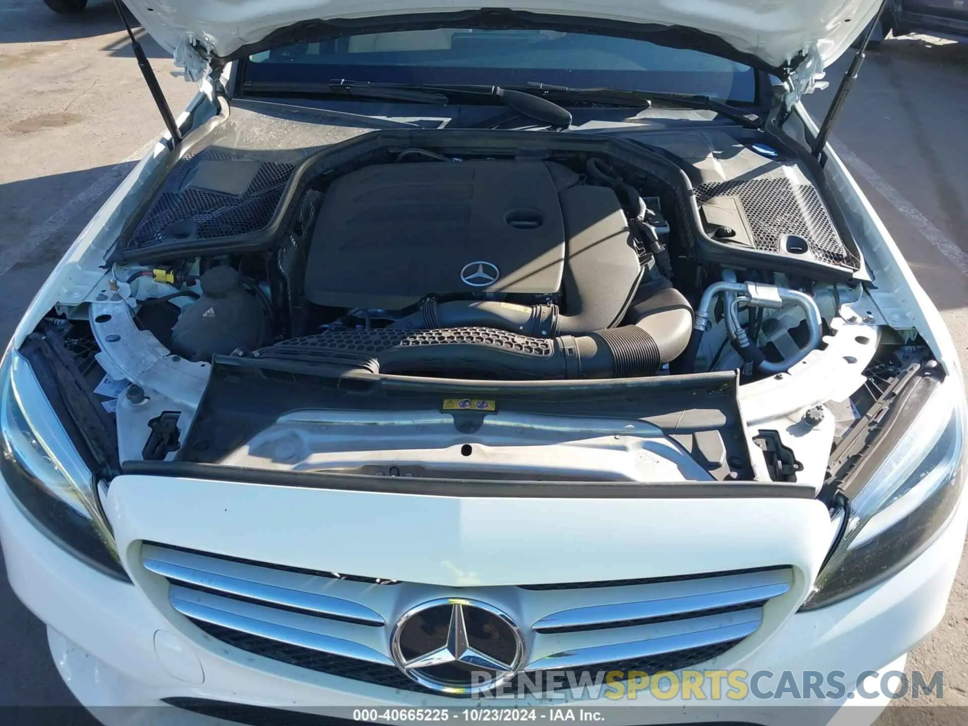 10 fotografías del automóvil dañado W1KWF8DB3MR625454 MERCEDES-BENZ C 300 2021