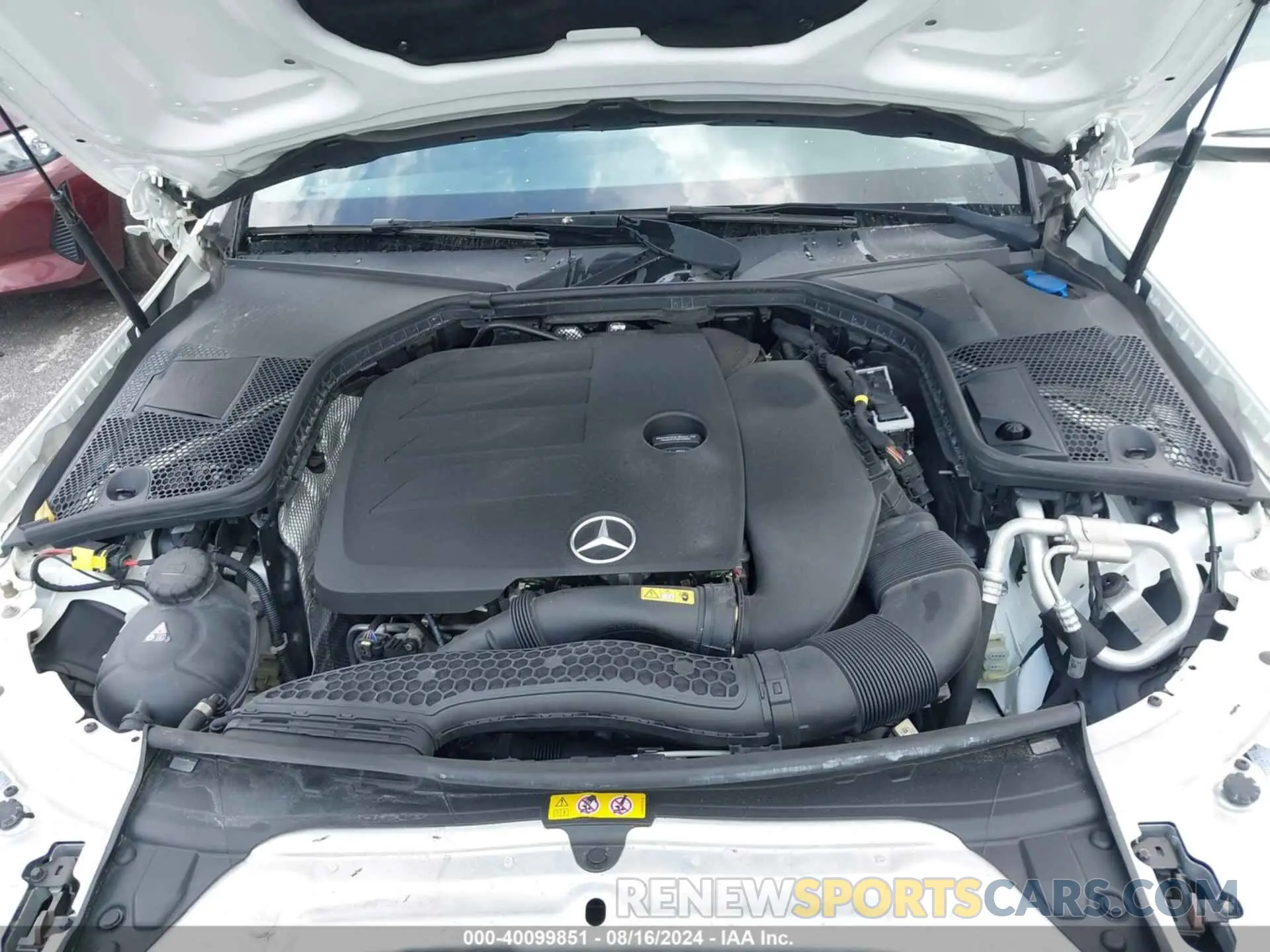 10 fotografías del automóvil dañado W1KWF8DB5MR625018 MERCEDES-BENZ C 300 2021