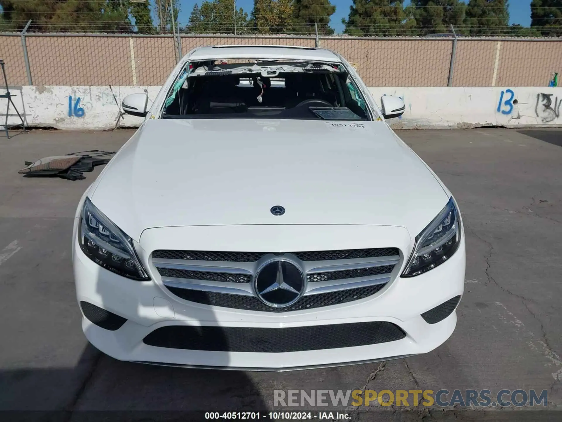 13 fotografías del automóvil dañado W1KWF8DB5MR649268 MERCEDES-BENZ C 300 2021