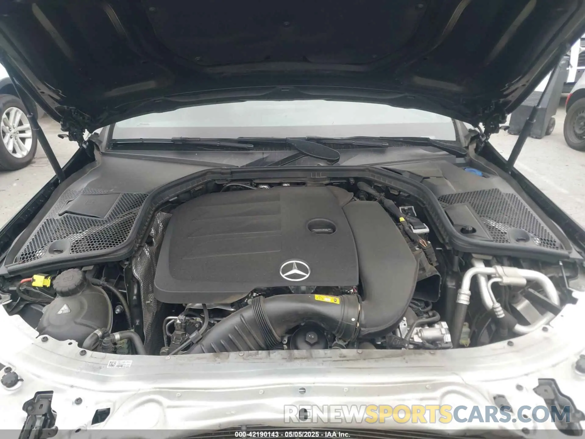 10 fotografías del automóvil dañado W1KWF8DB5MR650484 MERCEDES-BENZ C 300 2021