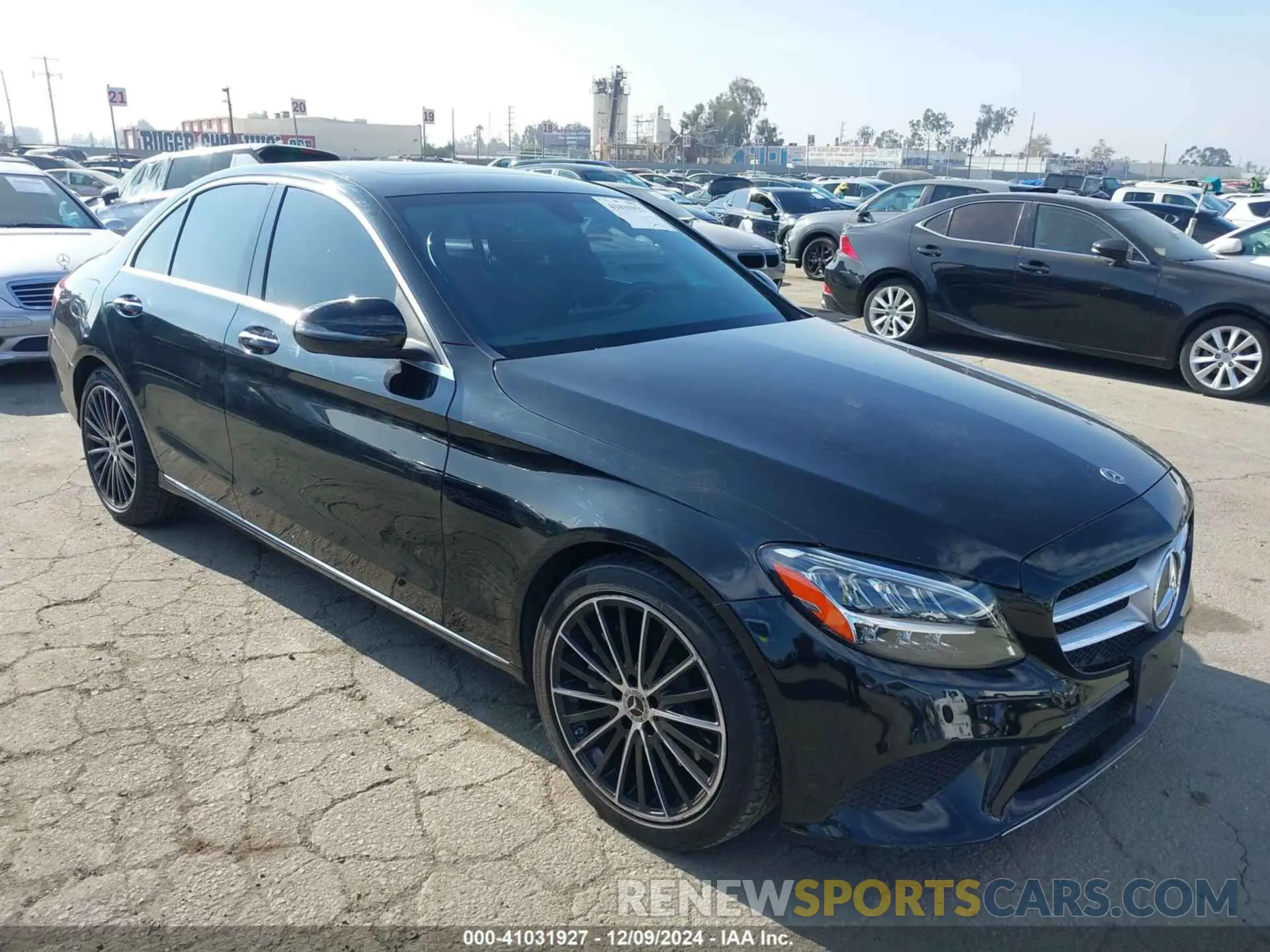 1 fotografías del automóvil dañado W1KWF8DBXMR634748 MERCEDES-BENZ C 300 2021