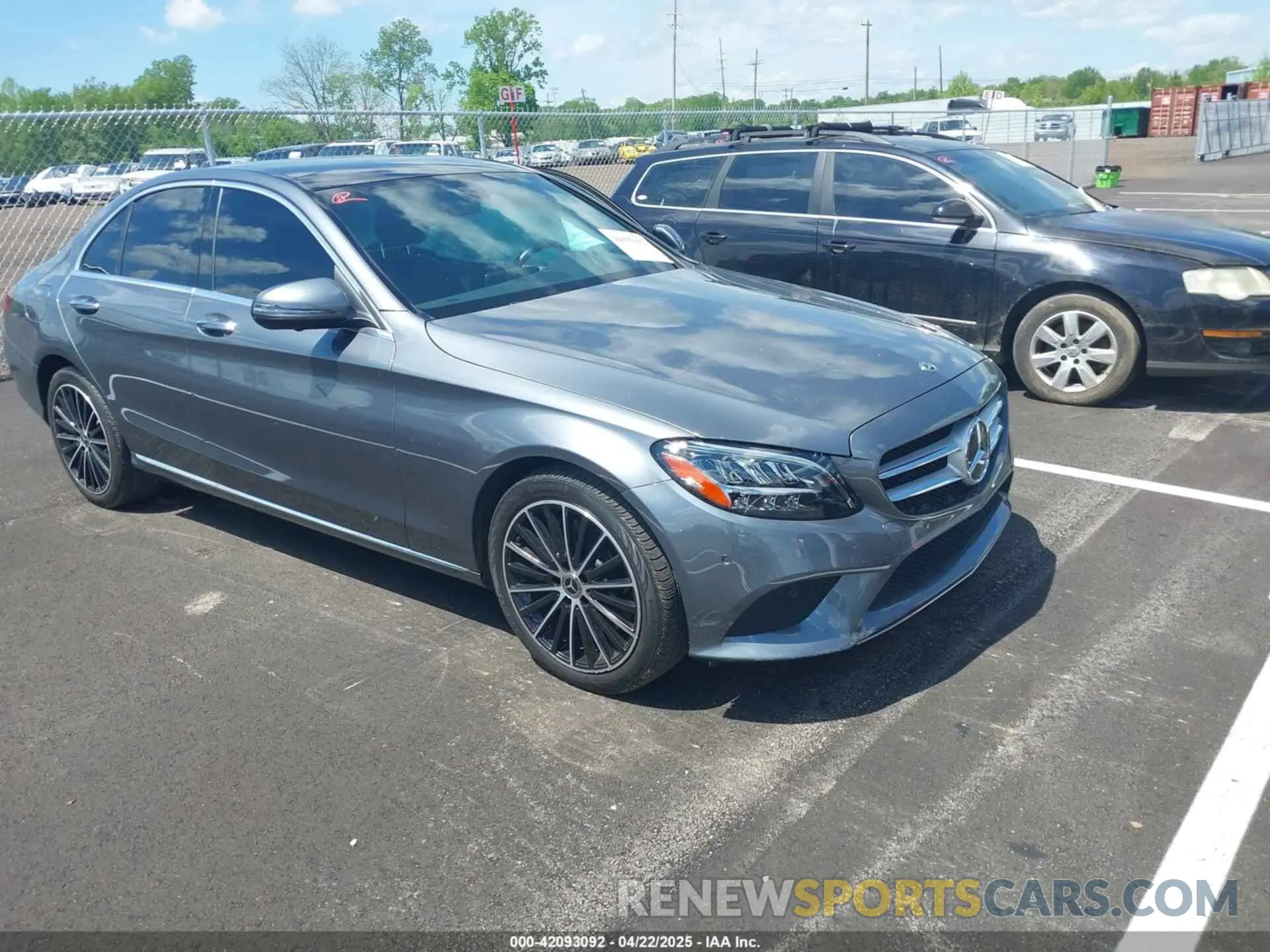 1 fotografías del automóvil dañado W1KWF8DBXMR645829 MERCEDES-BENZ C 300 2021