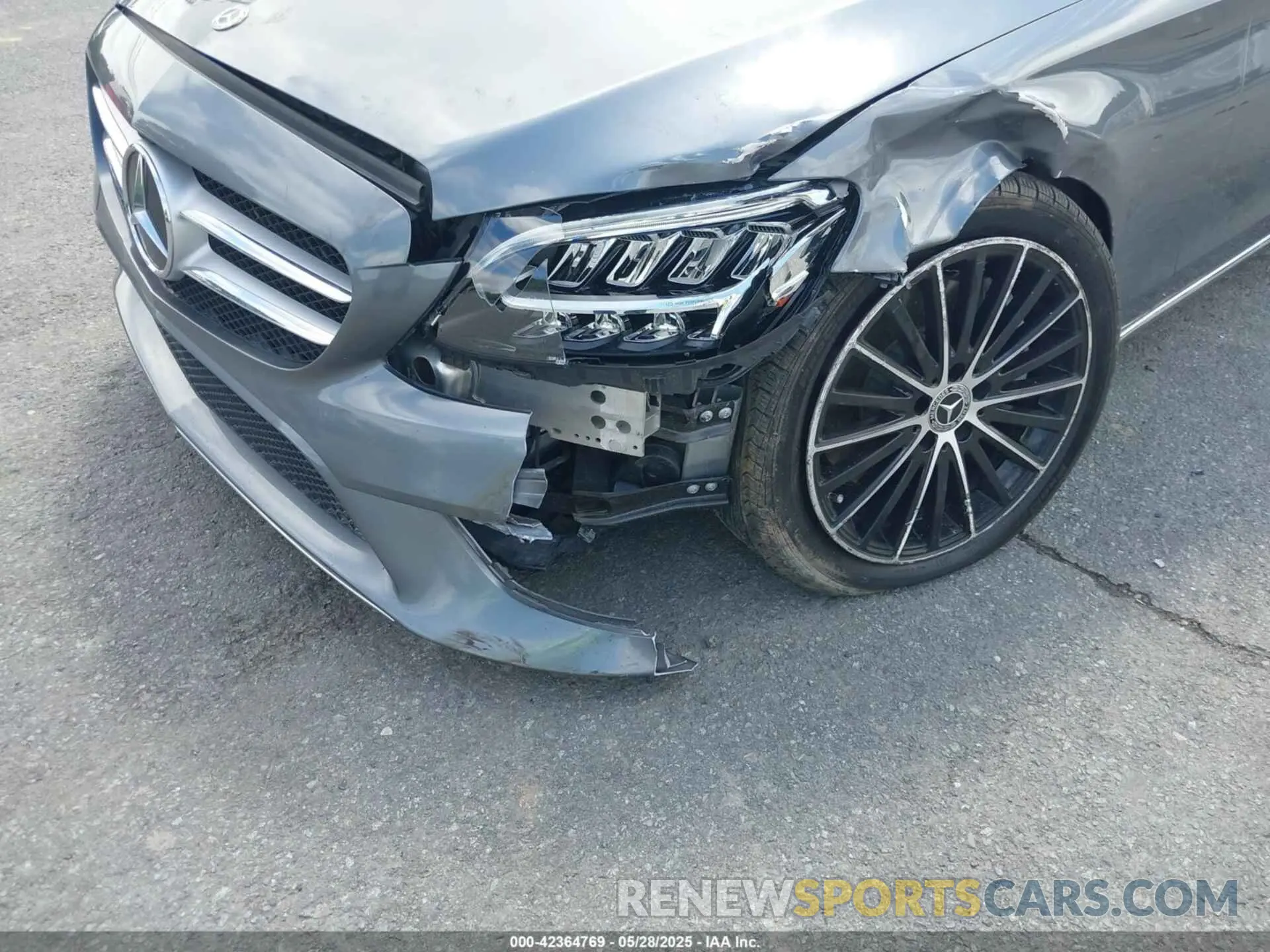 6 fotografías del automóvil dañado W1KWF8DBXMR649203 MERCEDES-BENZ C 300 2021