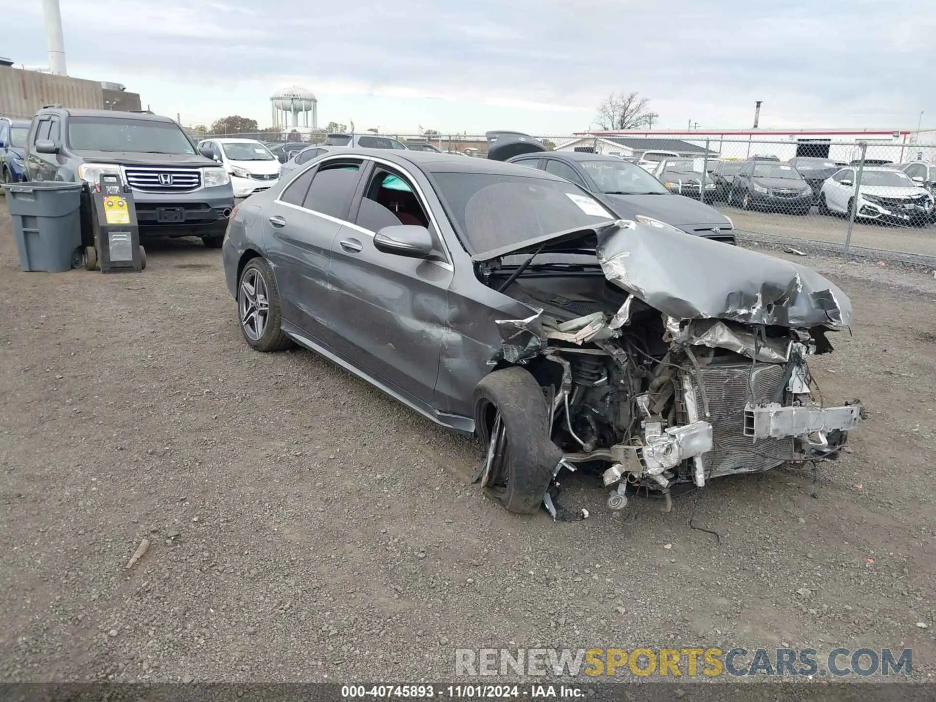 1 fotografías del automóvil dañado W1KWF8EB0MR630092 MERCEDES-BENZ C 300 2021