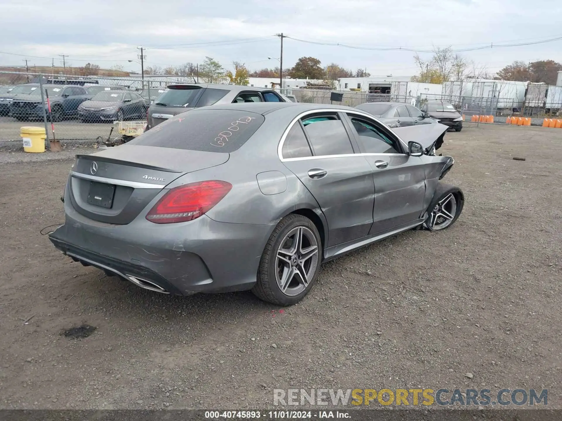 4 fotografías del automóvil dañado W1KWF8EB0MR630092 MERCEDES-BENZ C 300 2021