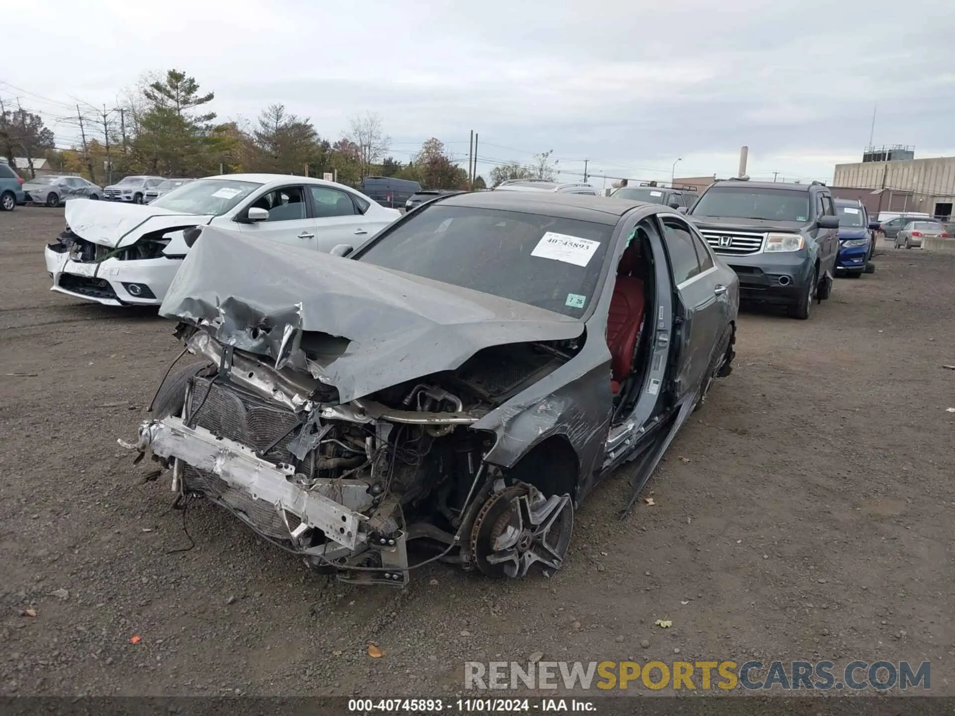 6 fotografías del automóvil dañado W1KWF8EB0MR630092 MERCEDES-BENZ C 300 2021