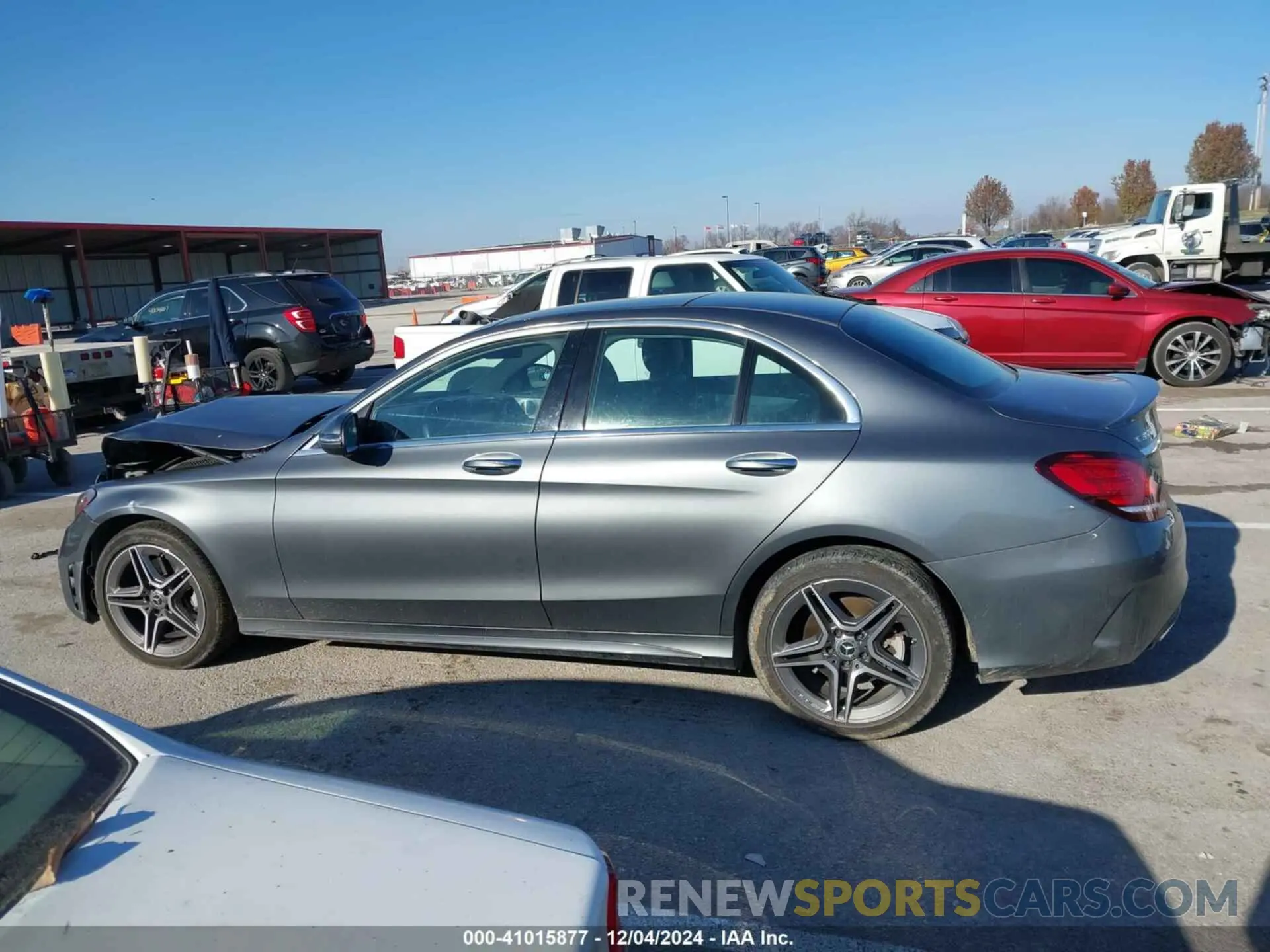 14 fotografías del automóvil dañado W1KWF8EB7MR640196 MERCEDES-BENZ C 300 2021