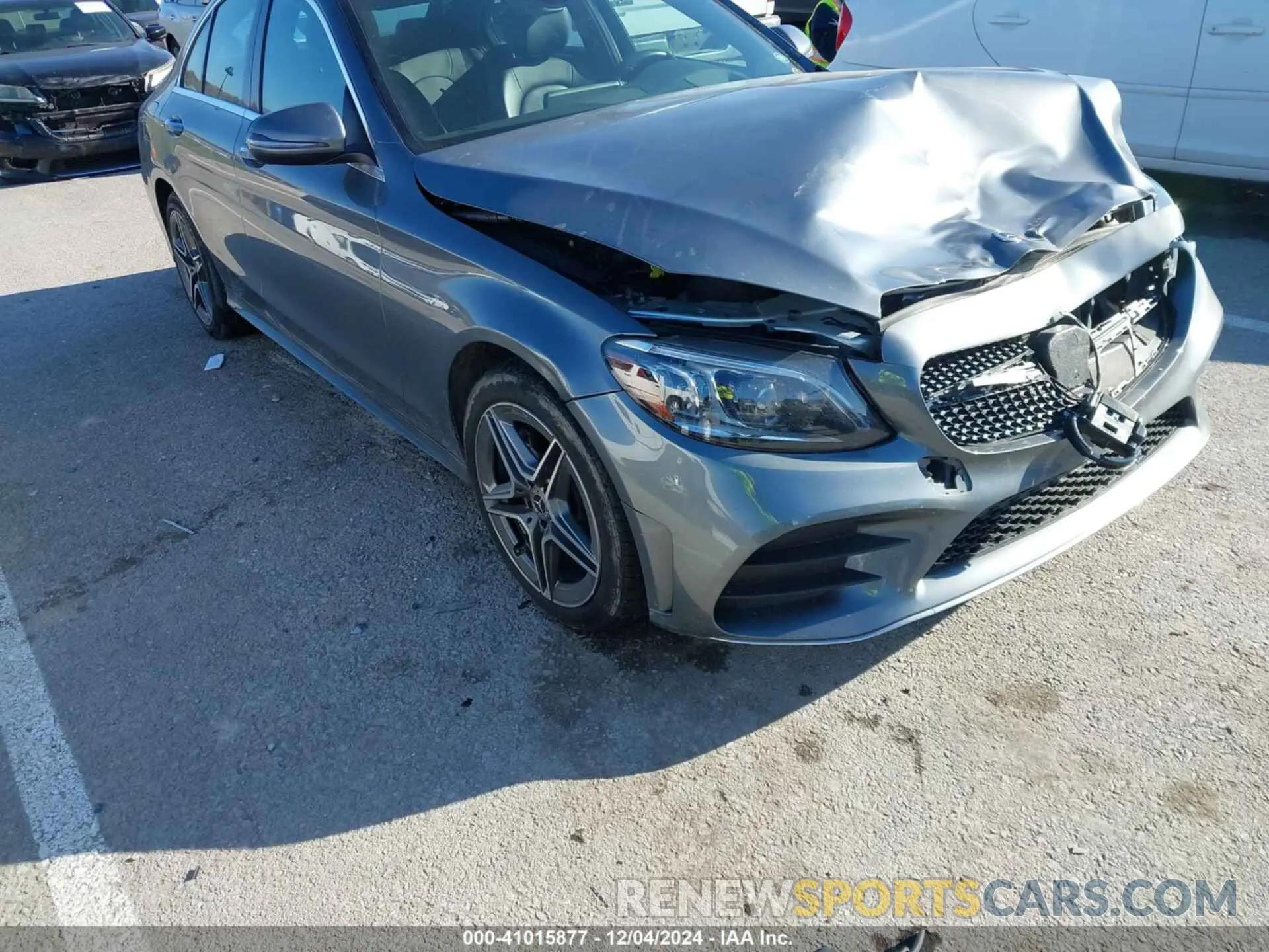 17 fotografías del automóvil dañado W1KWF8EB7MR640196 MERCEDES-BENZ C 300 2021