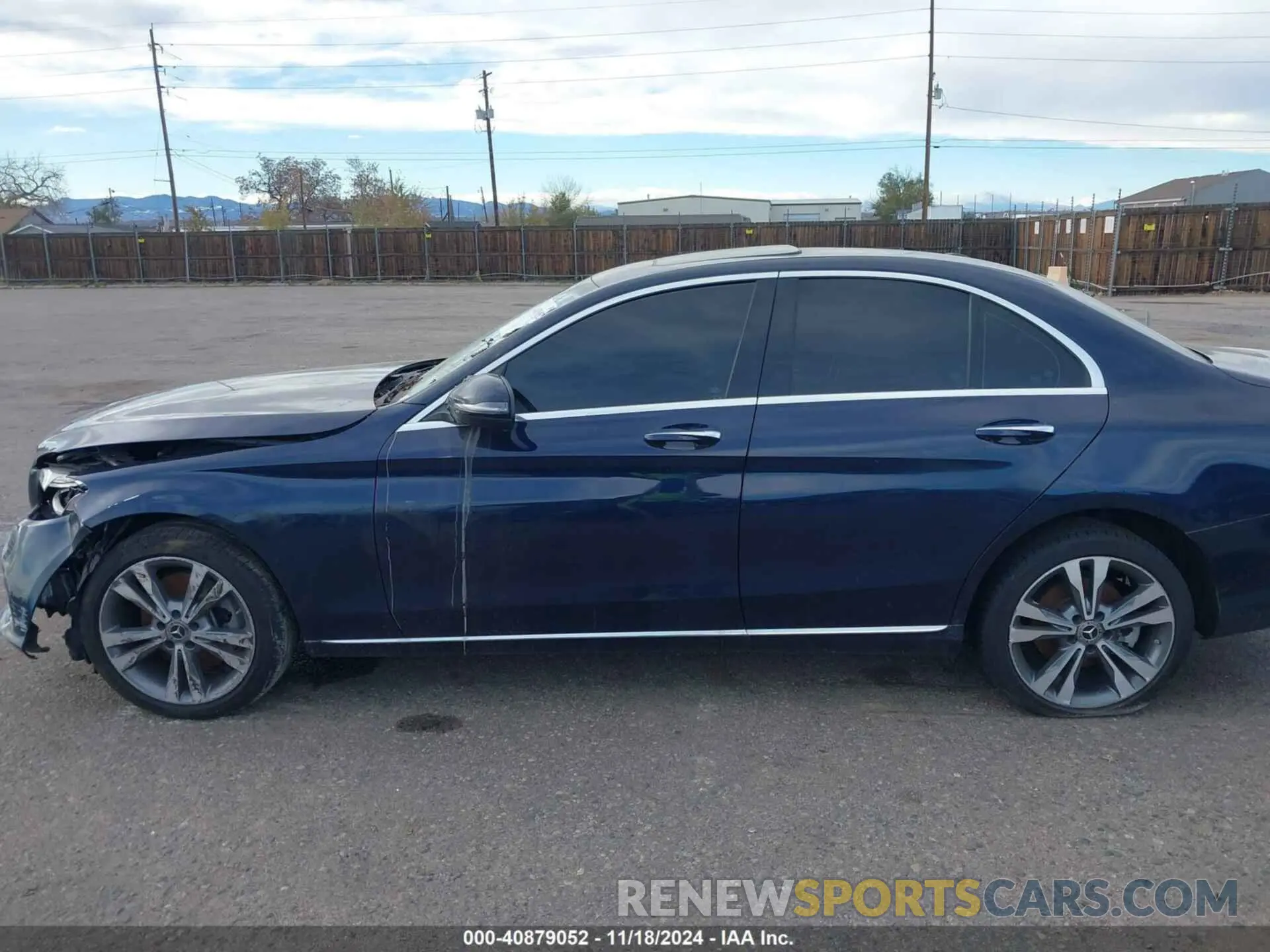 14 fotografías del automóvil dañado W1KWF8EB8MR649134 MERCEDES-BENZ C 300 2021