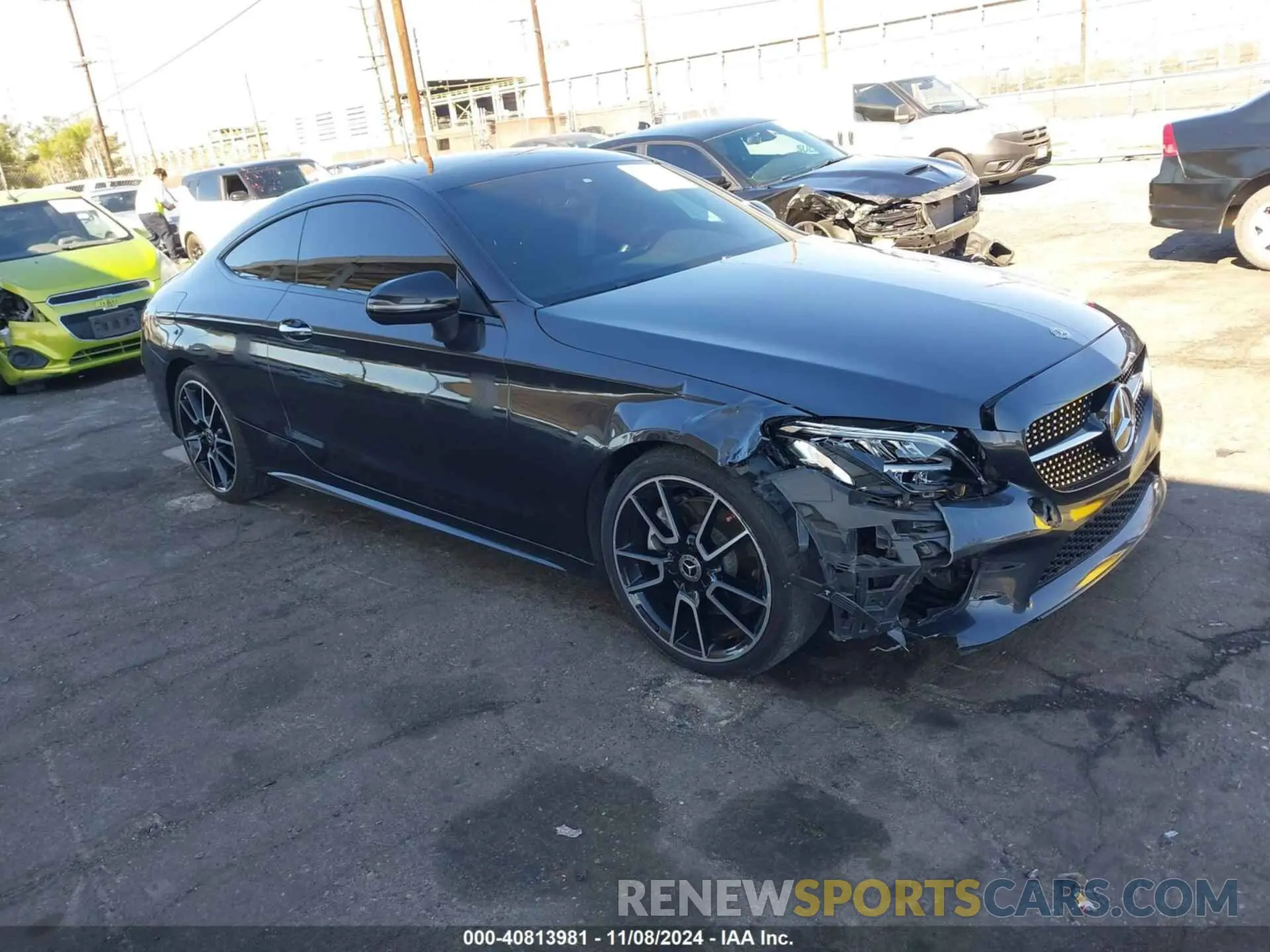 1 fotografías del automóvil dañado W1KWJ8DBXMG092058 MERCEDES-BENZ C 300 2021