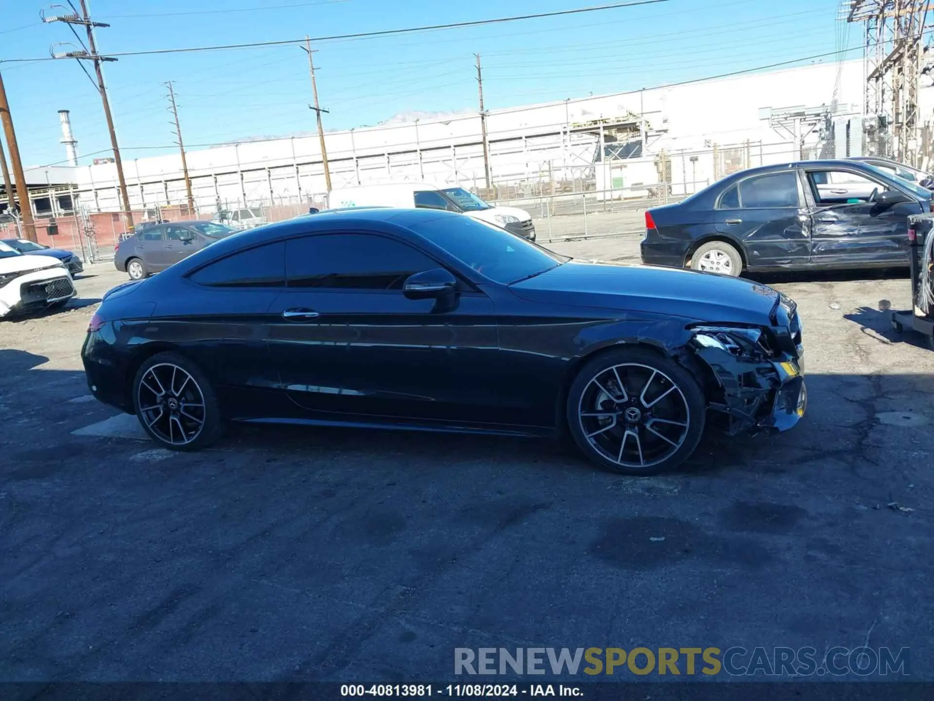 13 fotografías del automóvil dañado W1KWJ8DBXMG092058 MERCEDES-BENZ C 300 2021