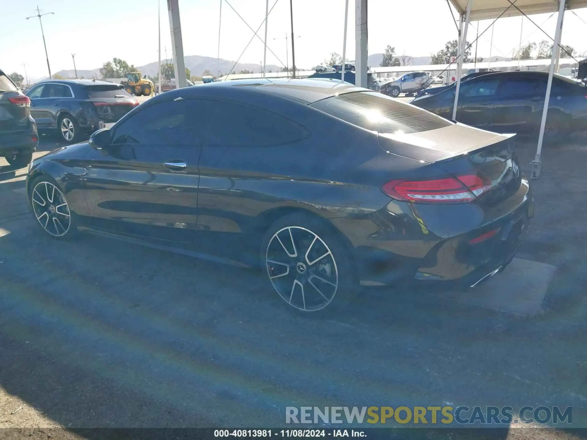 3 fotografías del automóvil dañado W1KWJ8DBXMG092058 MERCEDES-BENZ C 300 2021