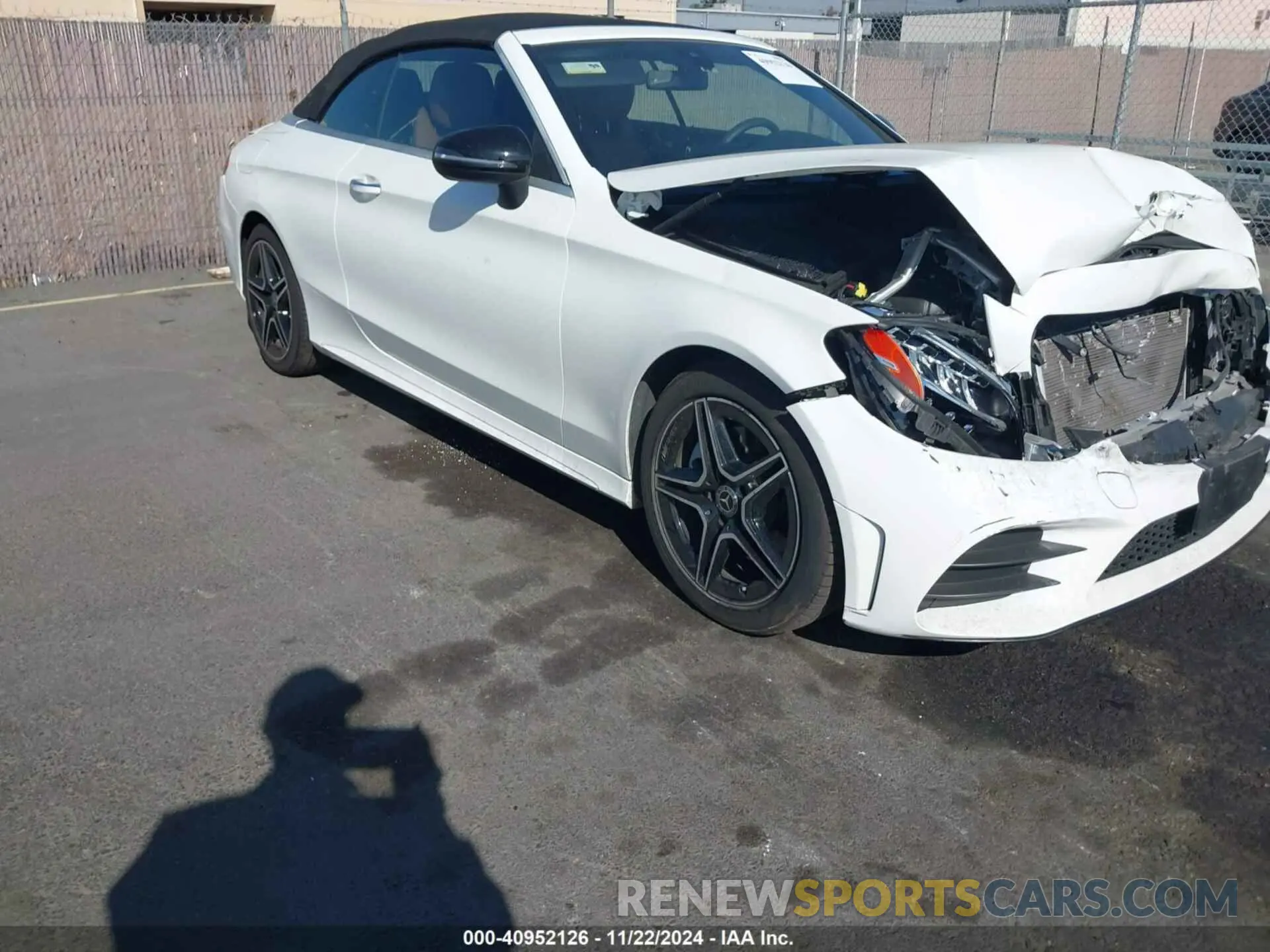 1 fotografías del automóvil dañado W1KWK8DB4MG089282 MERCEDES-BENZ C 300 2021