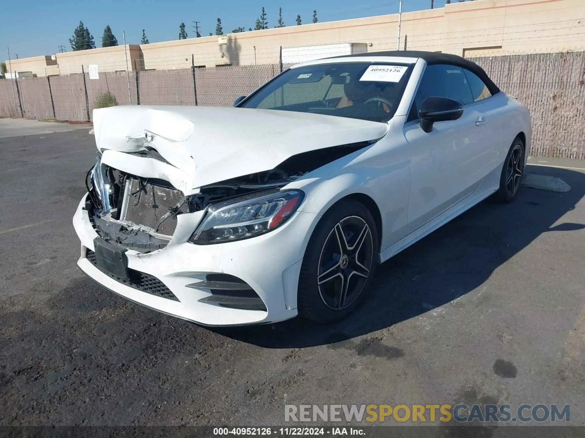 2 fotografías del automóvil dañado W1KWK8DB4MG089282 MERCEDES-BENZ C 300 2021