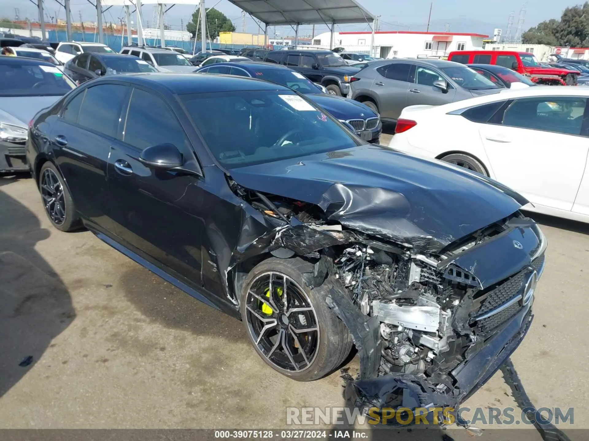 1 fotografías del automóvil dañado W1KAF4GB1NR037844 MERCEDES-BENZ C 300 2022