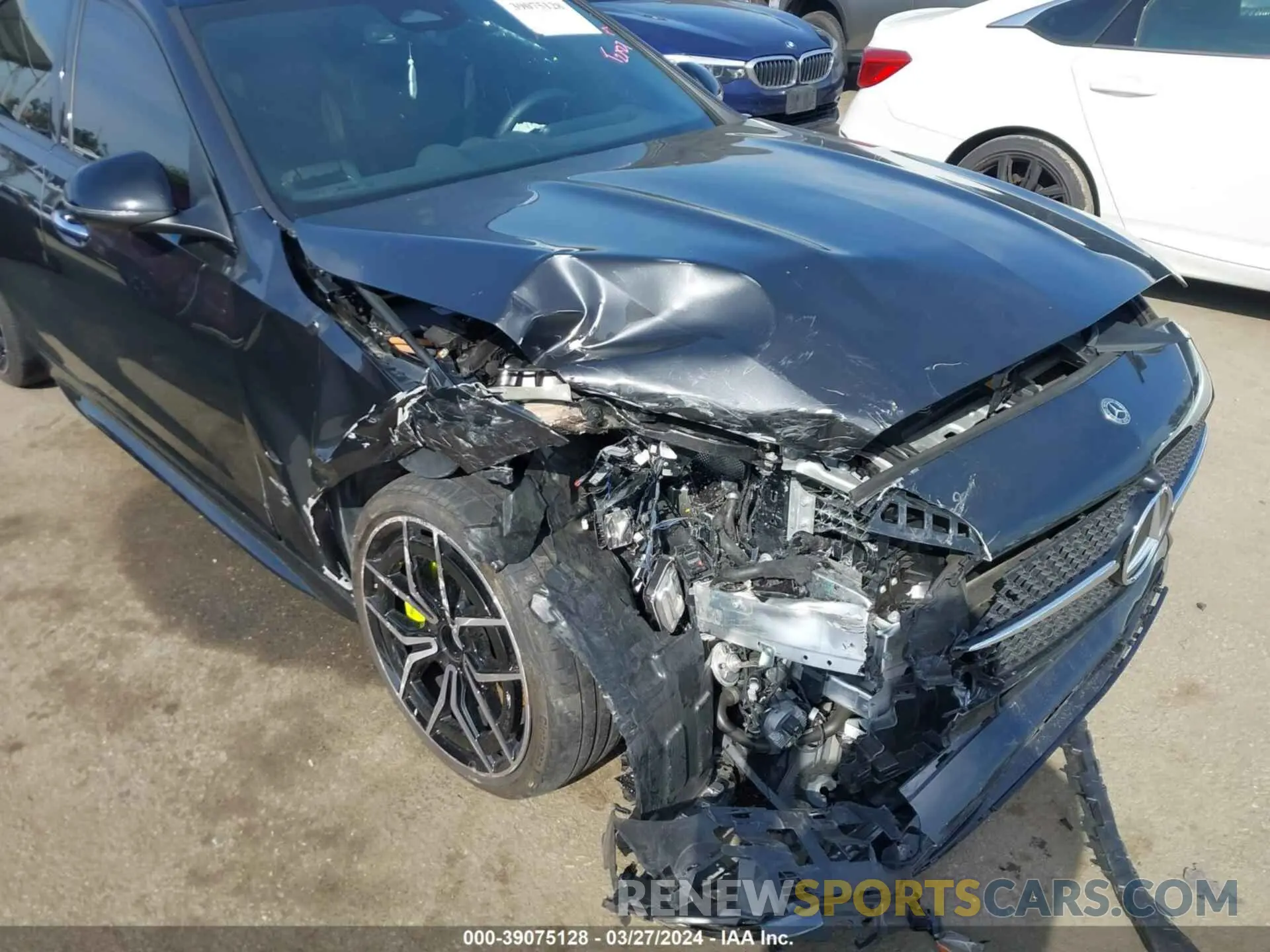 6 fotografías del automóvil dañado W1KAF4GB1NR037844 MERCEDES-BENZ C 300 2022