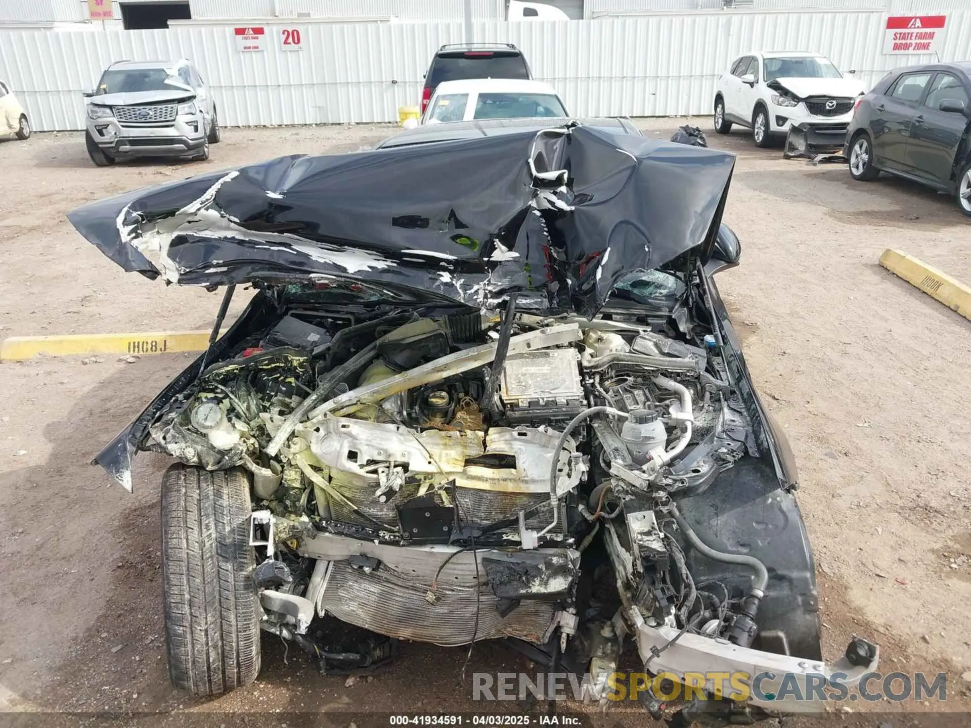 6 fotografías del automóvil dañado W1KAF4GB4NR036199 MERCEDES-BENZ C 300 2022