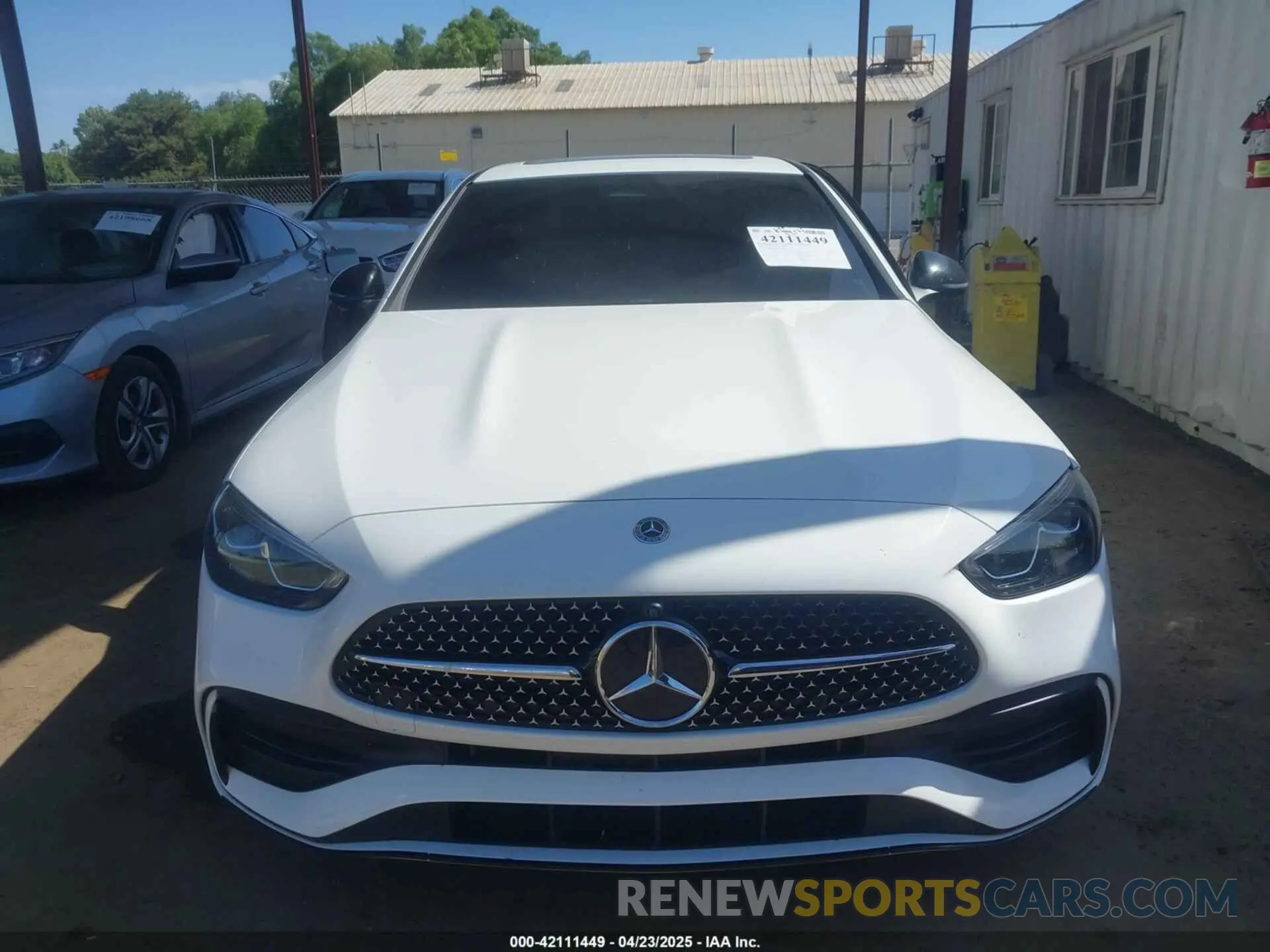 12 fotografías del automóvil dañado W1KAF4GB4NR056209 MERCEDES-BENZ C 300 2022