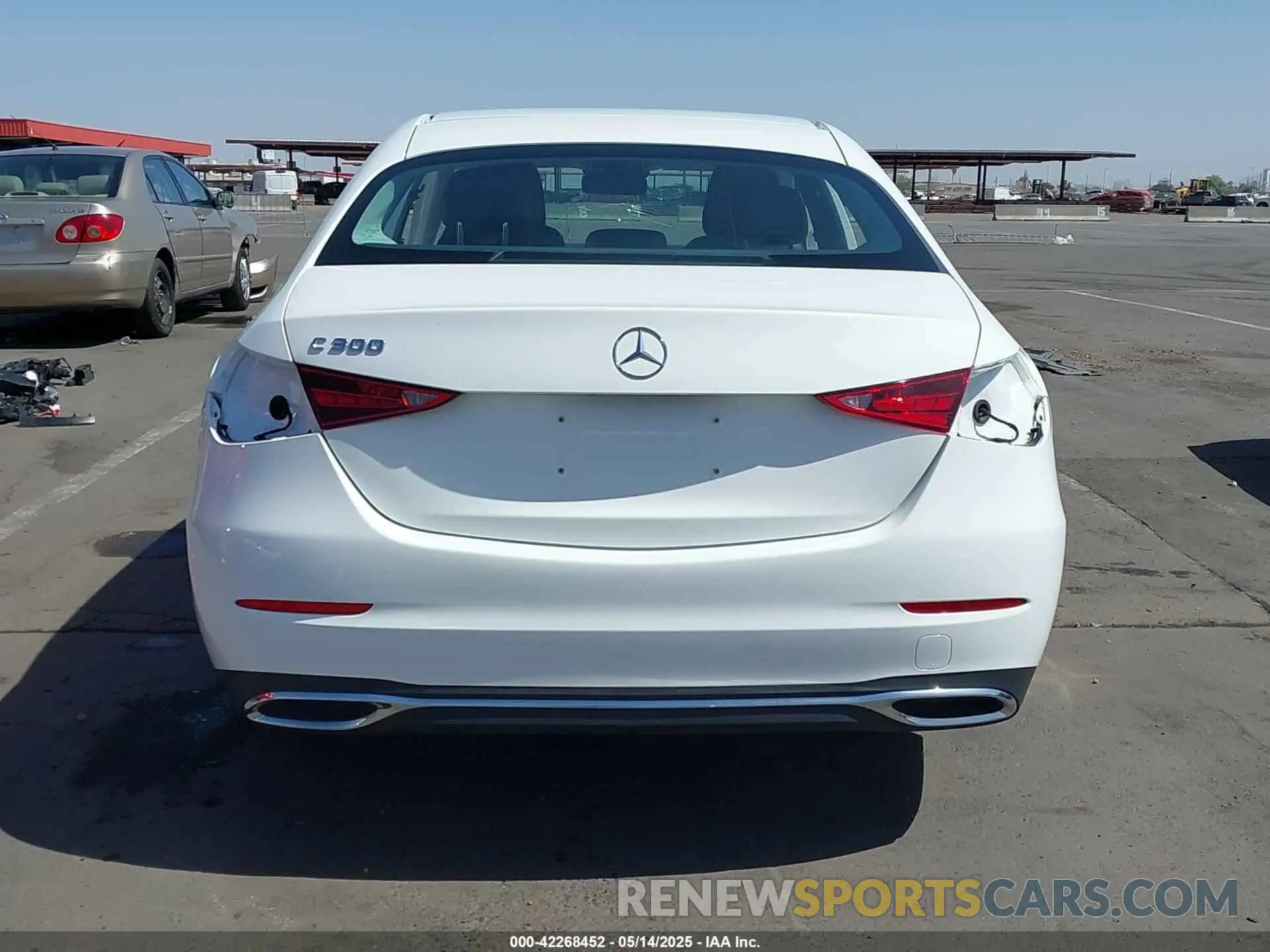 17 fotografías del automóvil dañado W1KAF4GB5NR010940 MERCEDES-BENZ C 300 2022