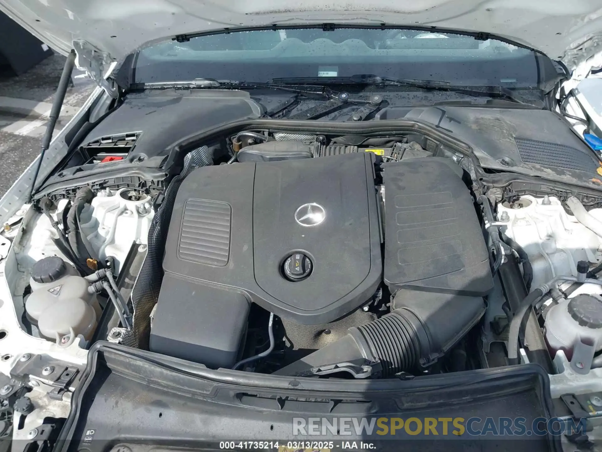 10 fotografías del automóvil dañado W1KAF4GB6NR018013 MERCEDES-BENZ C 300 2022