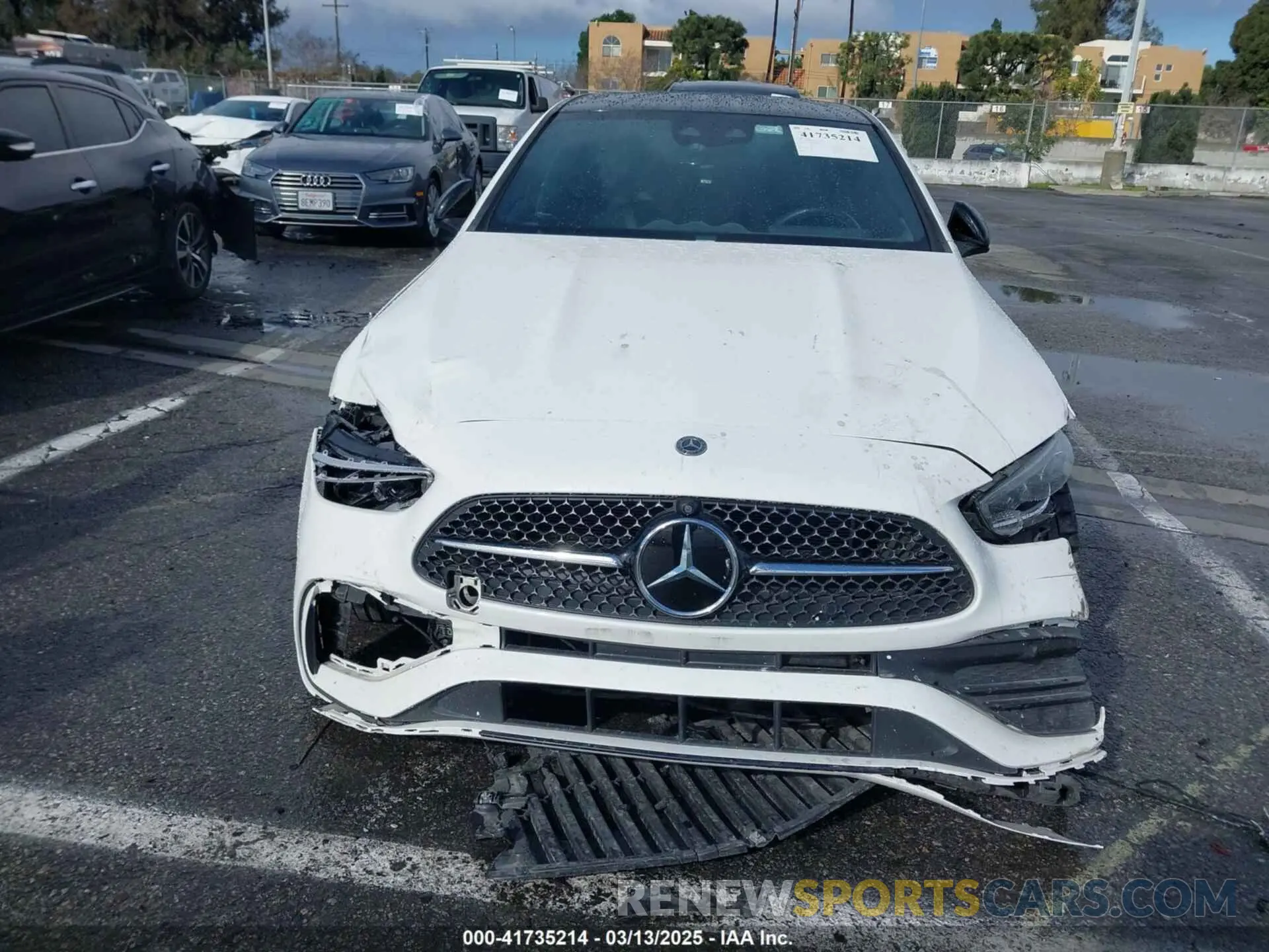12 fotografías del automóvil dañado W1KAF4GB6NR018013 MERCEDES-BENZ C 300 2022