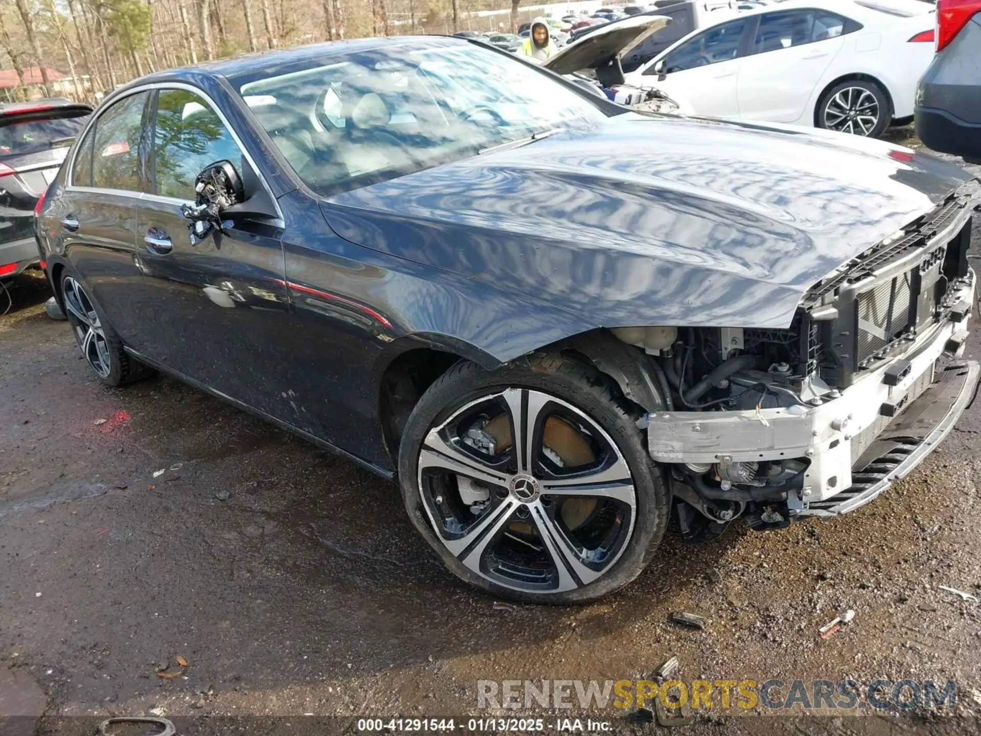 1 fotografías del automóvil dañado W1KAF4GB7NR013466 MERCEDES-BENZ C 300 2022