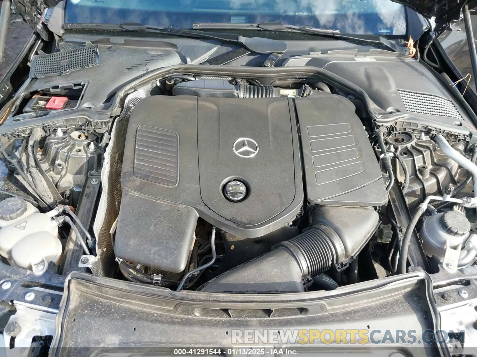 10 fotografías del automóvil dañado W1KAF4GB7NR013466 MERCEDES-BENZ C 300 2022