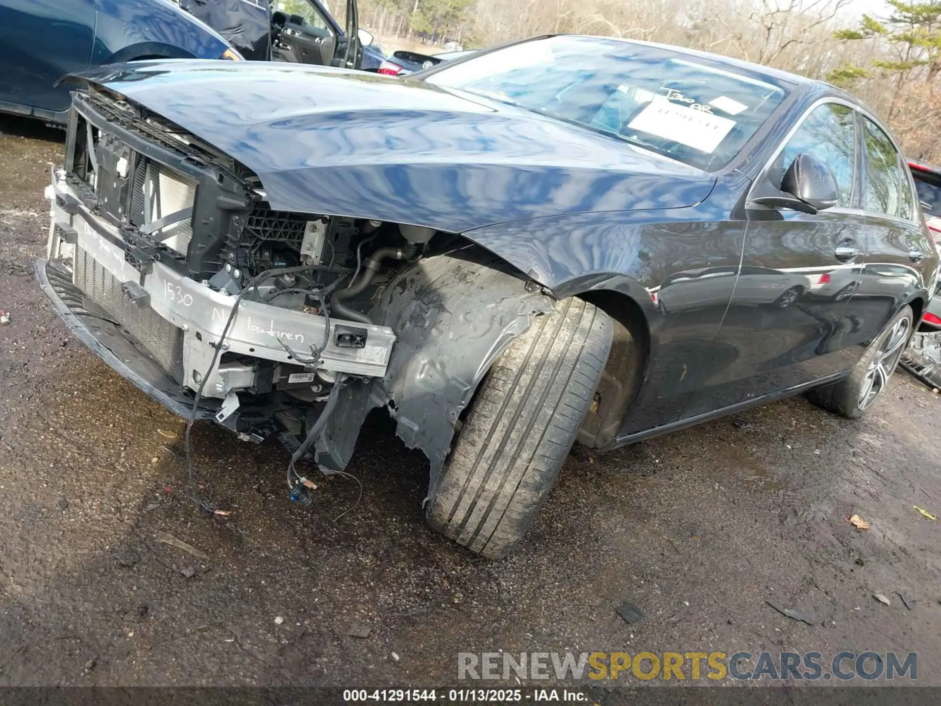 18 fotografías del automóvil dañado W1KAF4GB7NR013466 MERCEDES-BENZ C 300 2022