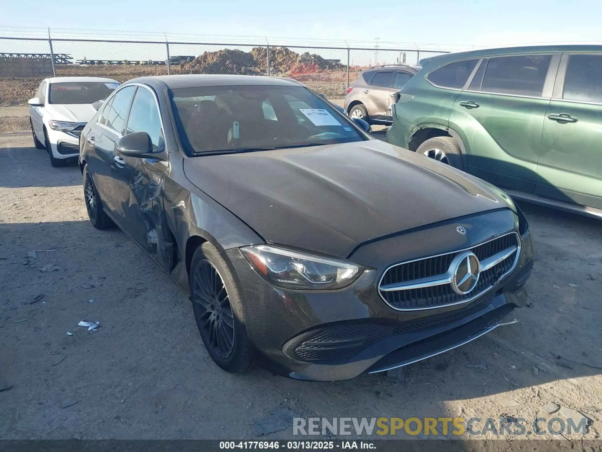 1 fotografías del automóvil dañado W1KAF4HB4NR058640 MERCEDES-BENZ C 300 2022