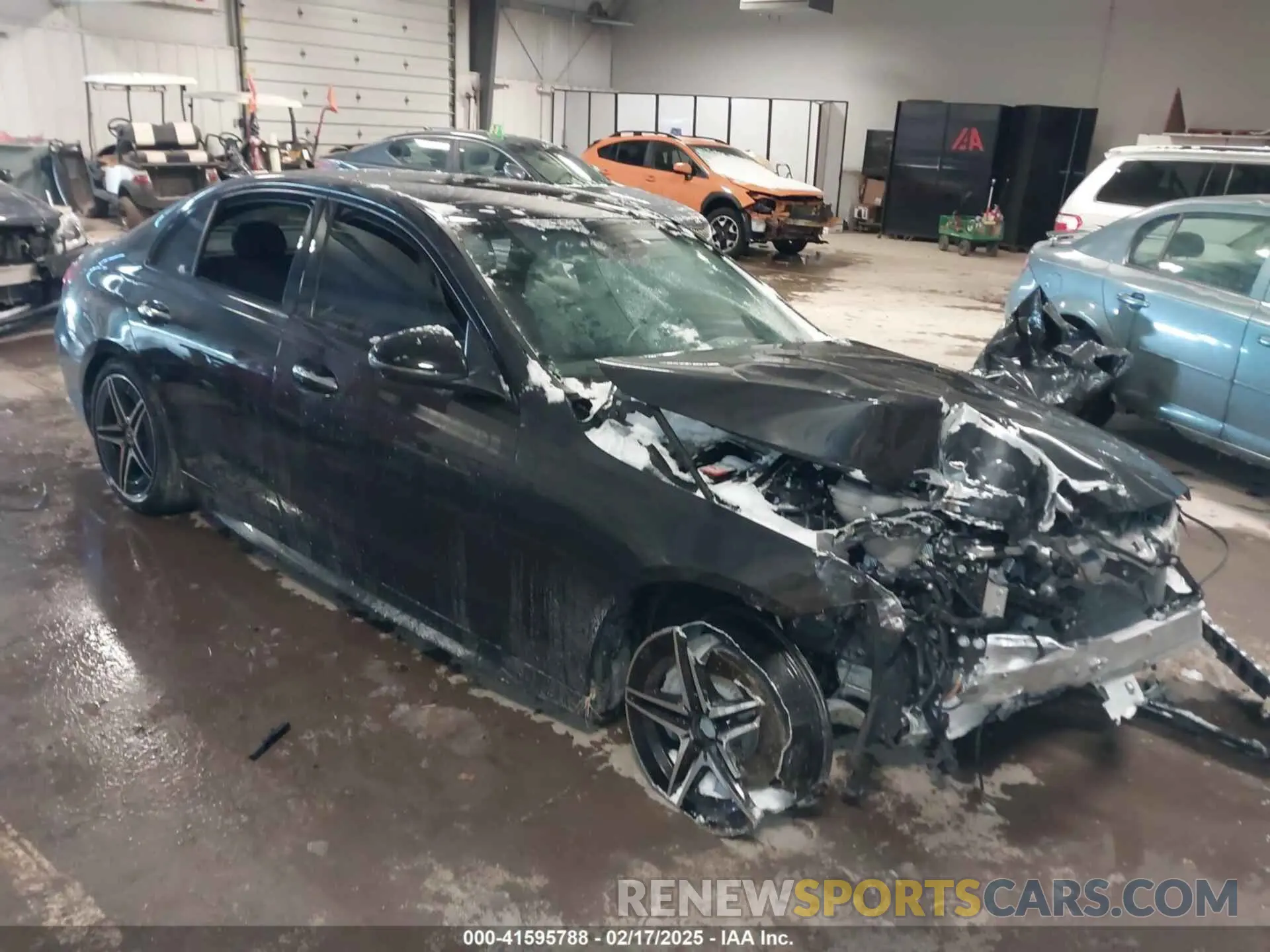 1 fotografías del automóvil dañado W1KAF4HB5NR013111 MERCEDES-BENZ C 300 2022