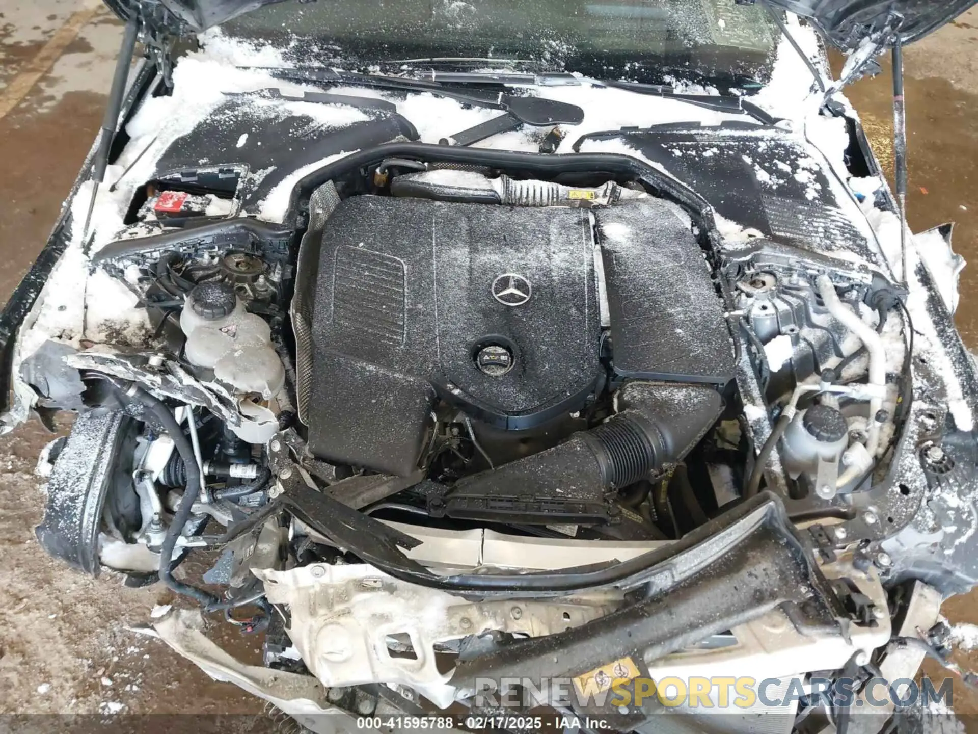 10 fotografías del automóvil dañado W1KAF4HB5NR013111 MERCEDES-BENZ C 300 2022