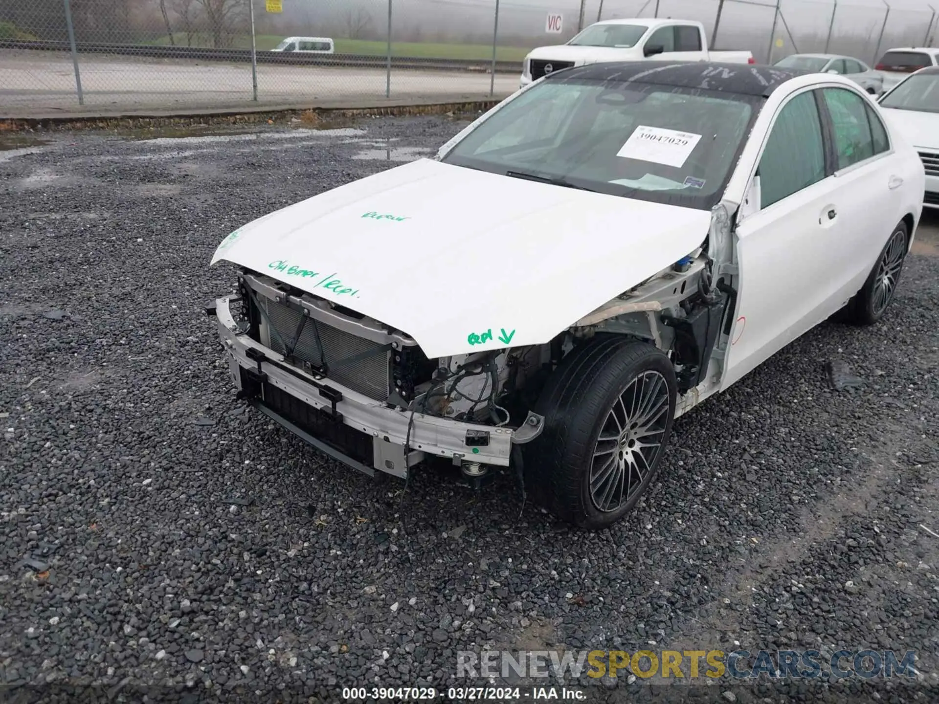 6 fotografías del automóvil dañado W1KAF4HB5NR038820 MERCEDES-BENZ C 300 2022