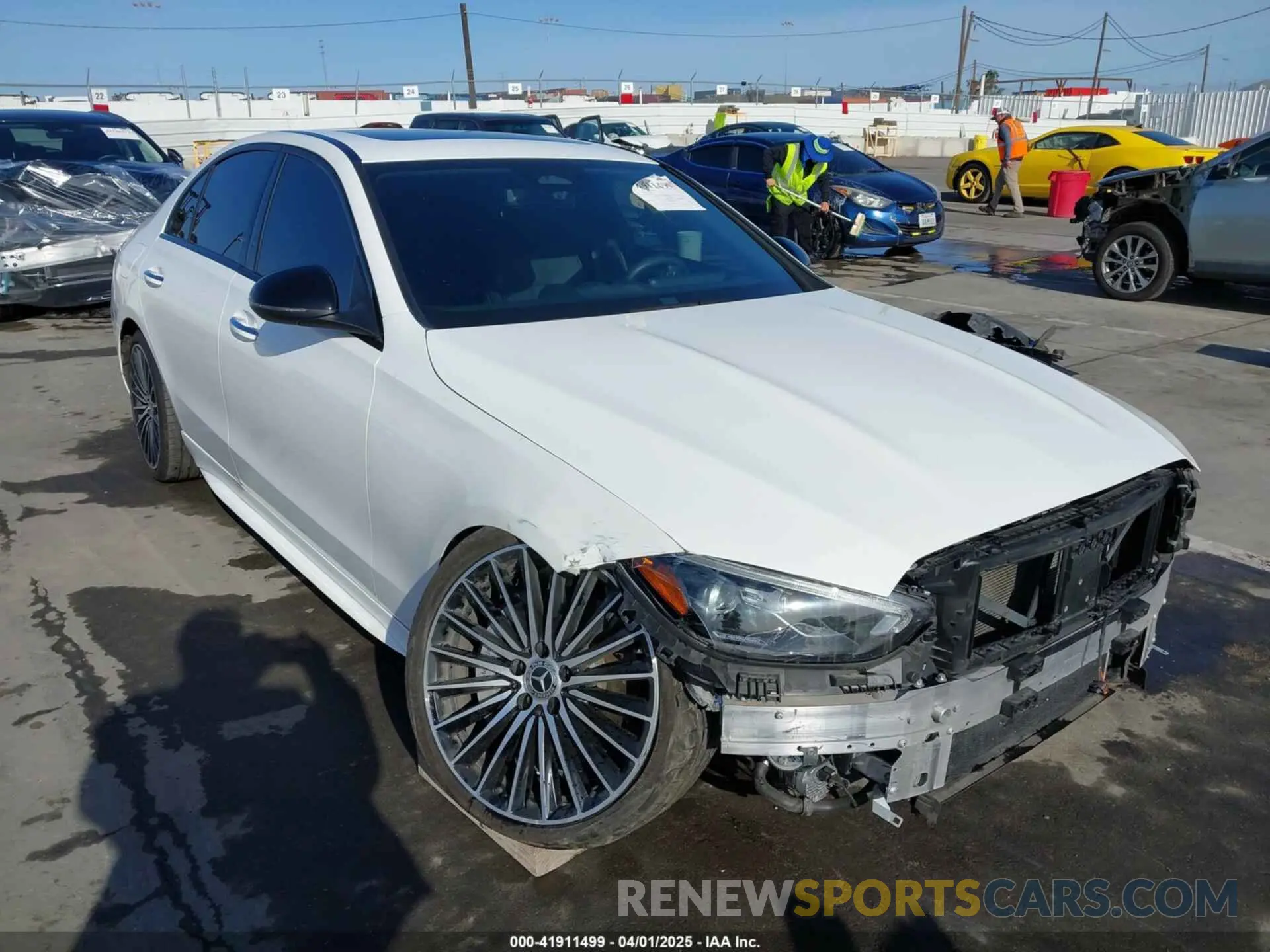 6 fotografías del automóvil dañado W1KAF4GB0PR105246 MERCEDES-BENZ C 300 2023