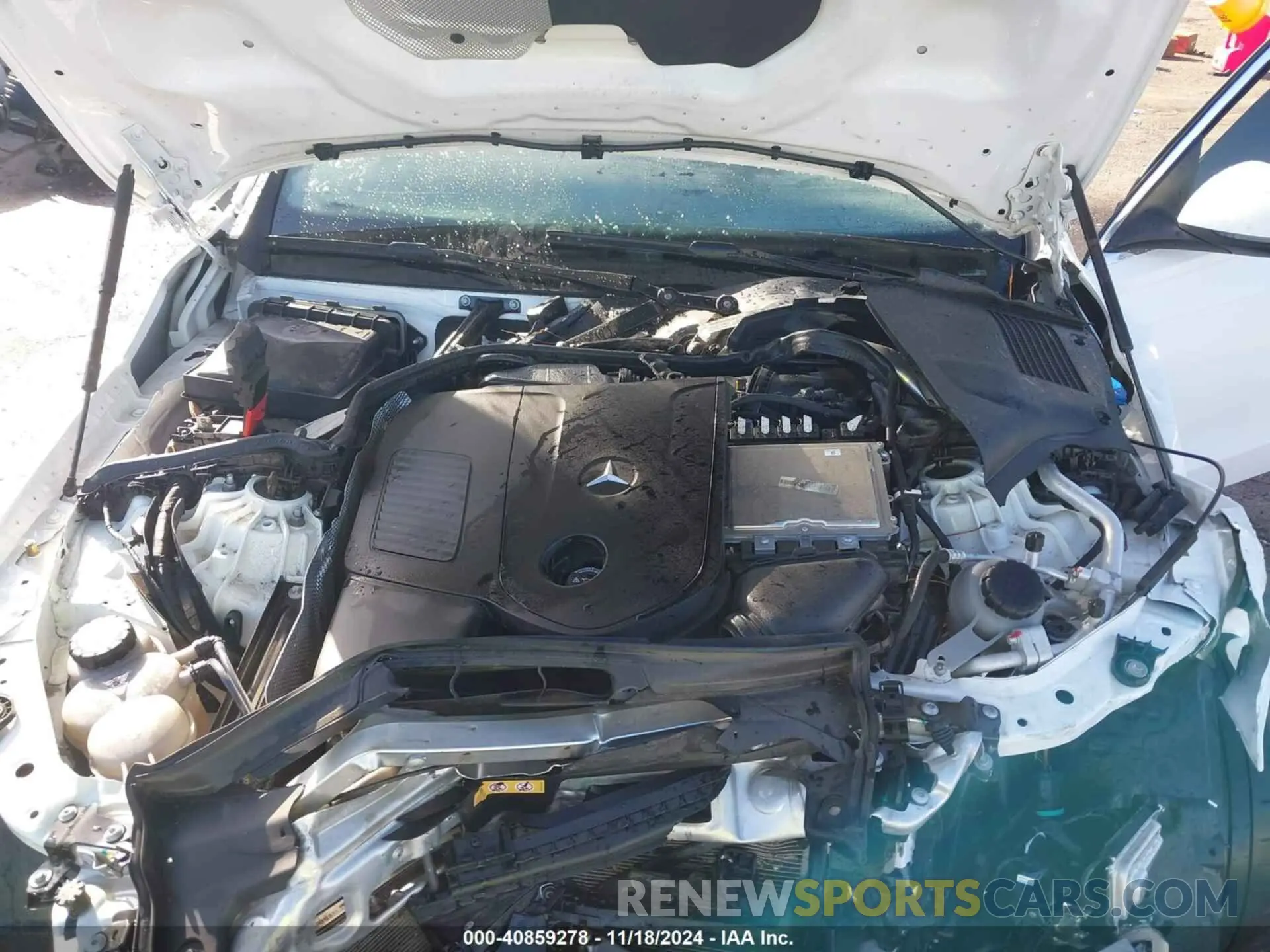 10 fotografías del automóvil dañado W1KAF4GB2PR069799 MERCEDES-BENZ C 300 2023