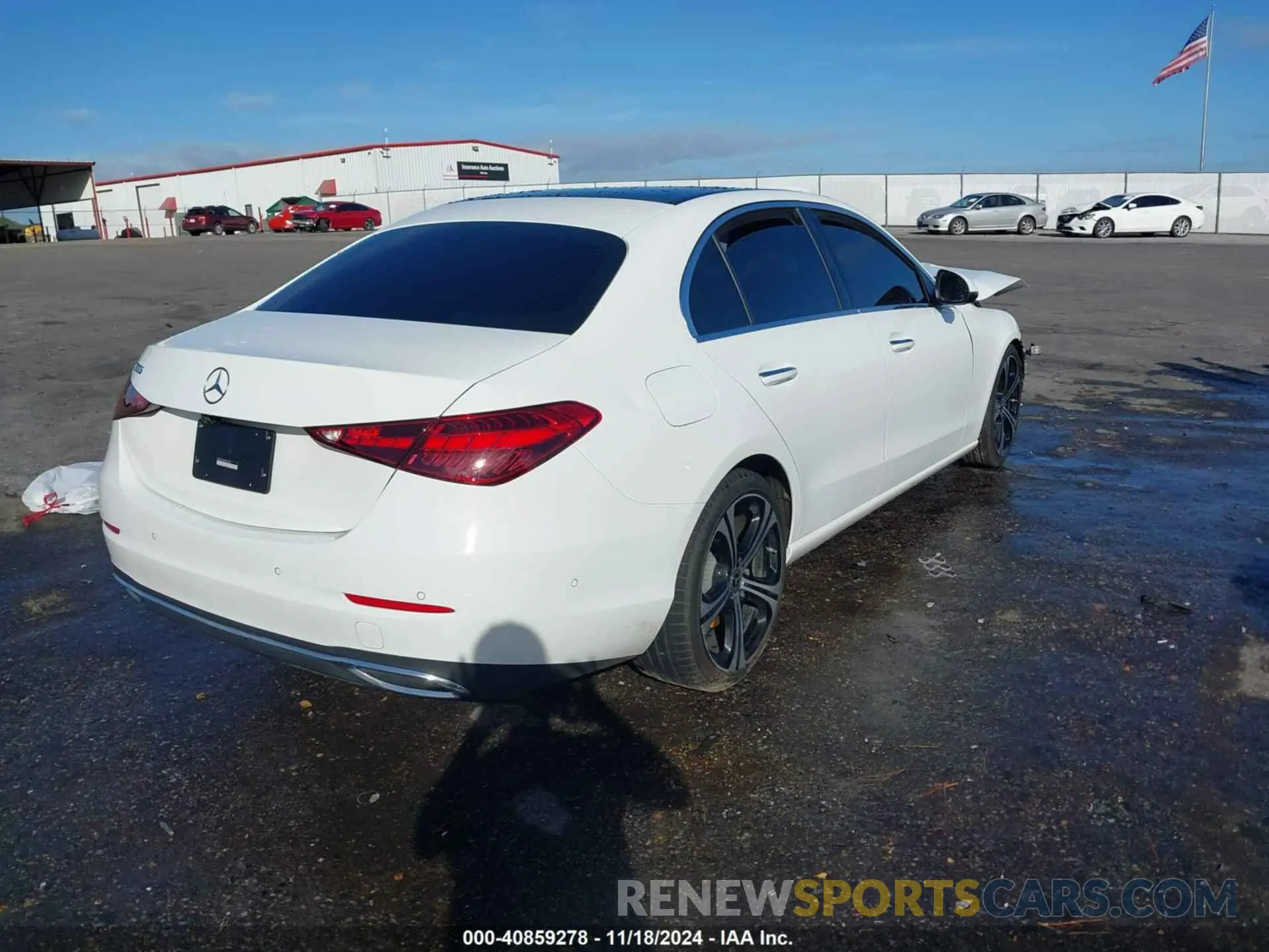 4 fotografías del automóvil dañado W1KAF4GB2PR069799 MERCEDES-BENZ C 300 2023