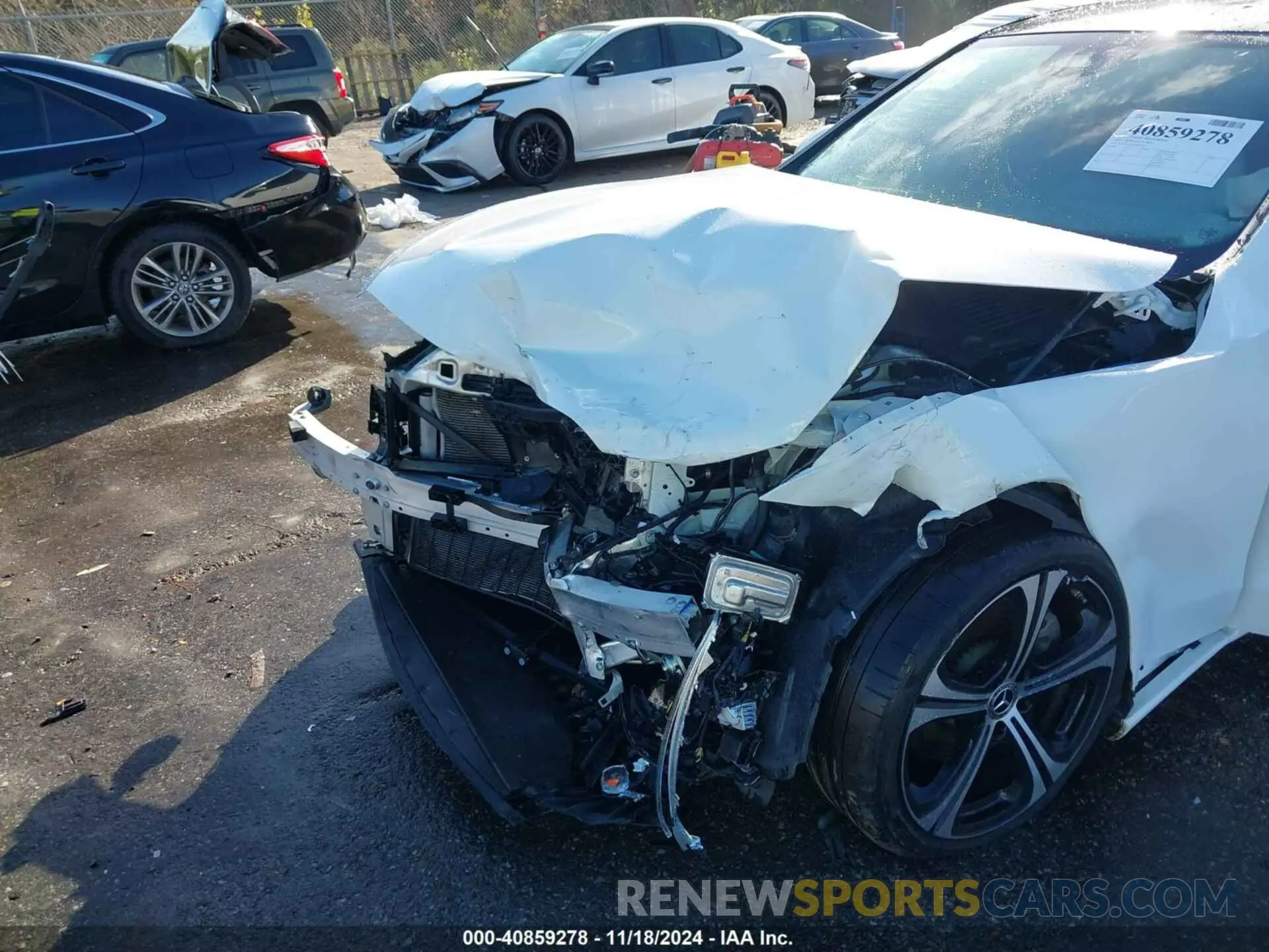 6 fotografías del automóvil dañado W1KAF4GB2PR069799 MERCEDES-BENZ C 300 2023